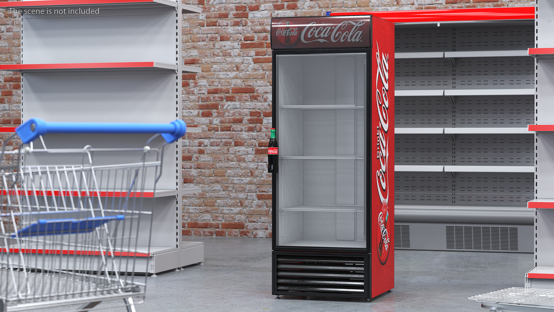 3D Coca Cola Fridge