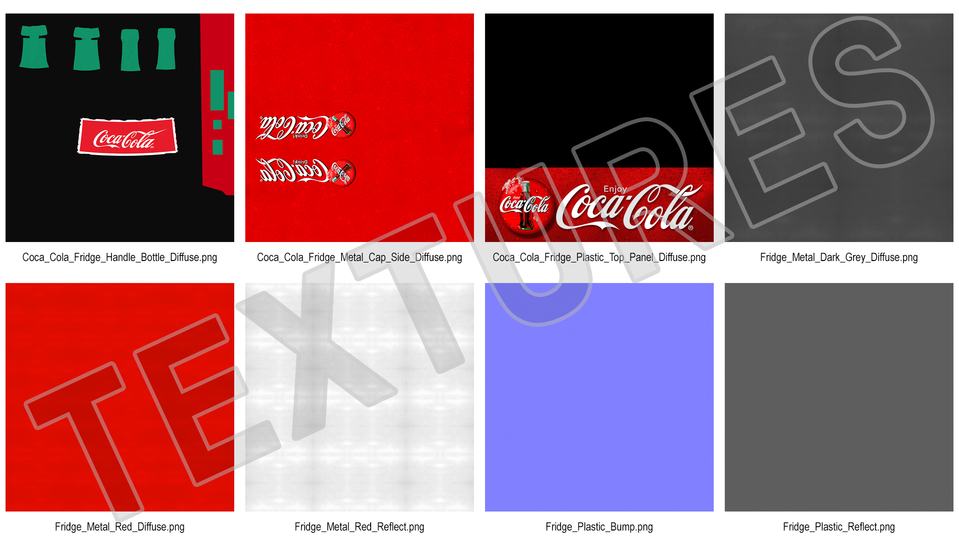 3D Coca Cola Fridge