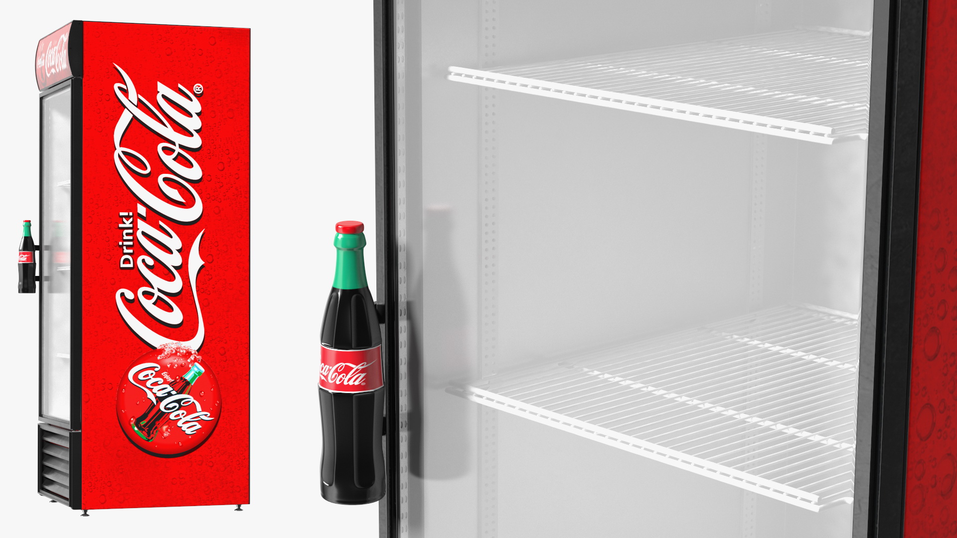 3D Coca Cola Fridge