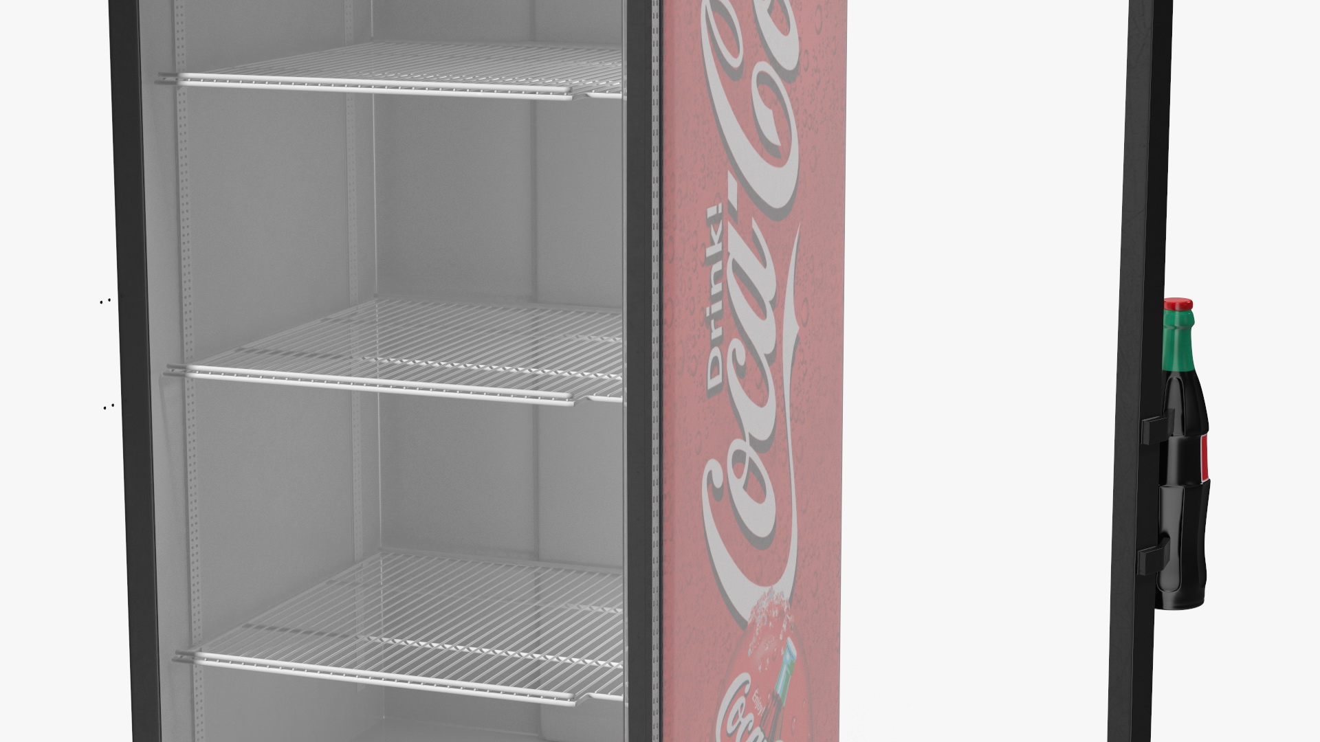 3D Coca Cola Fridge