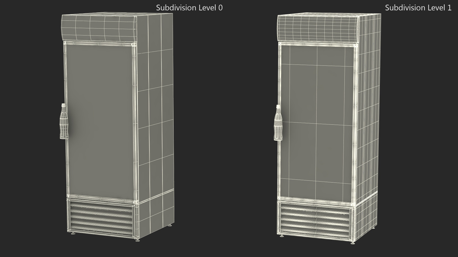 3D Coca Cola Fridge