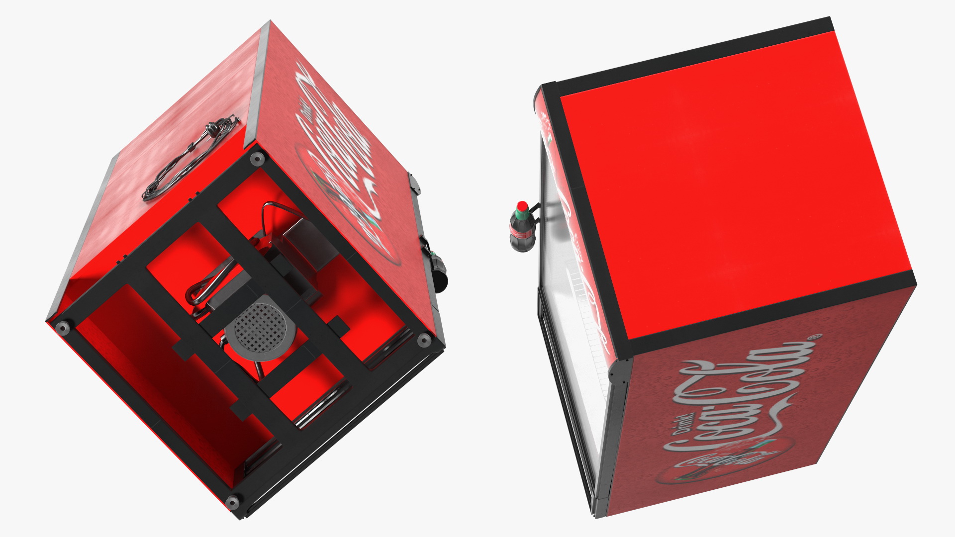 3D Coca Cola Fridge