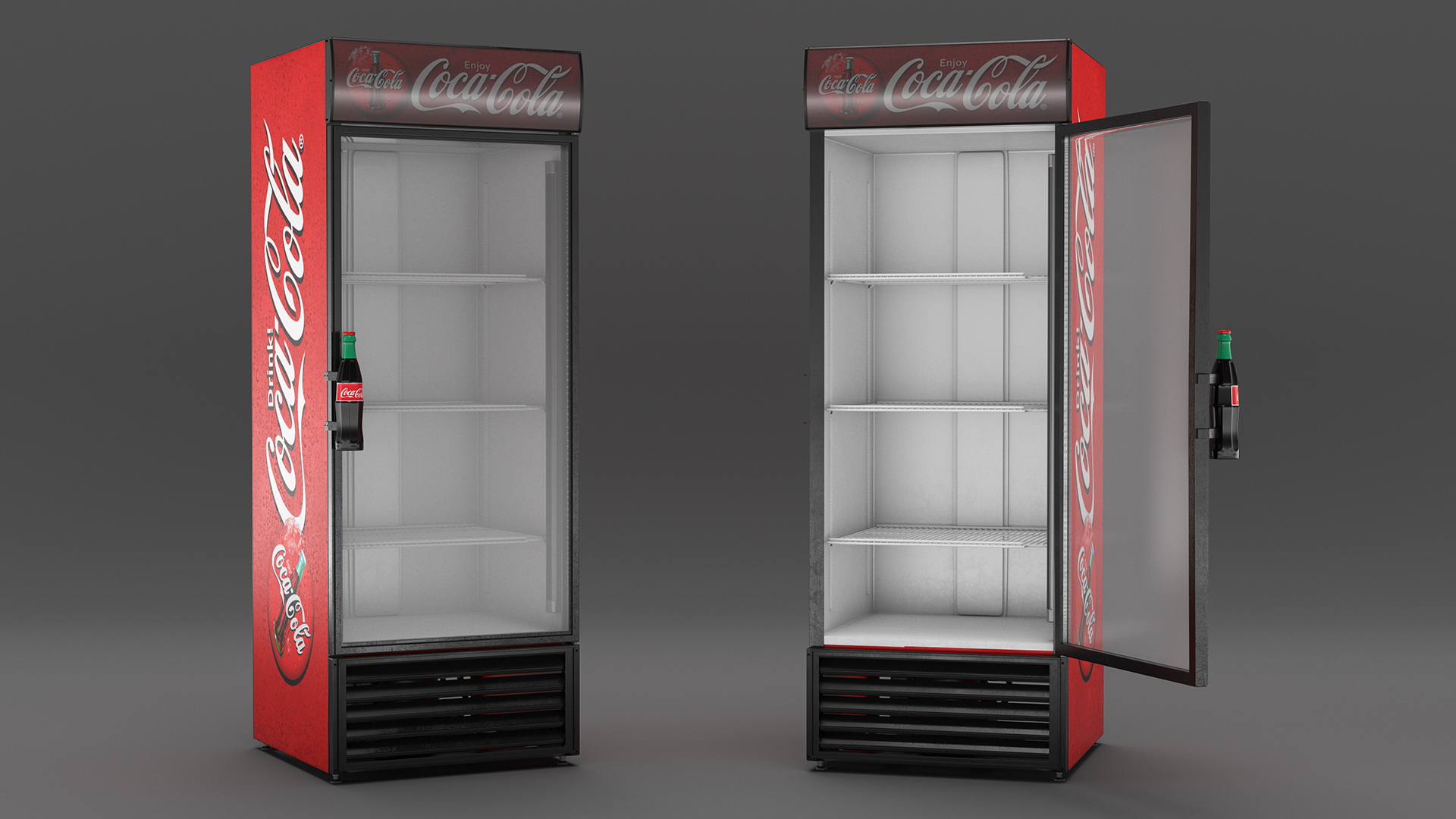 3D Coca Cola Fridge
