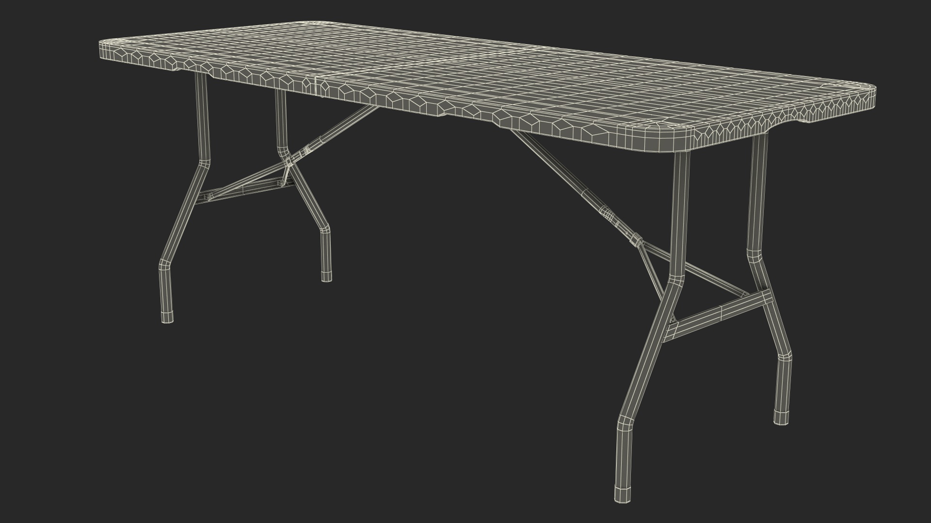Voting Table with Partition 3D