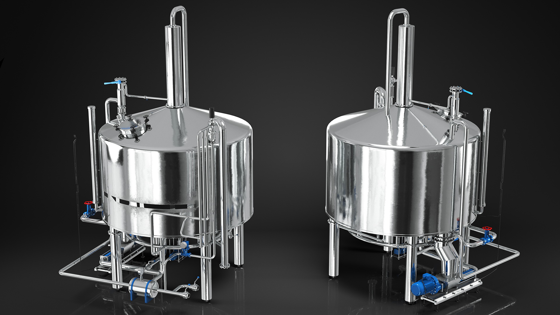 Whisky Distillation Equipment 3D model