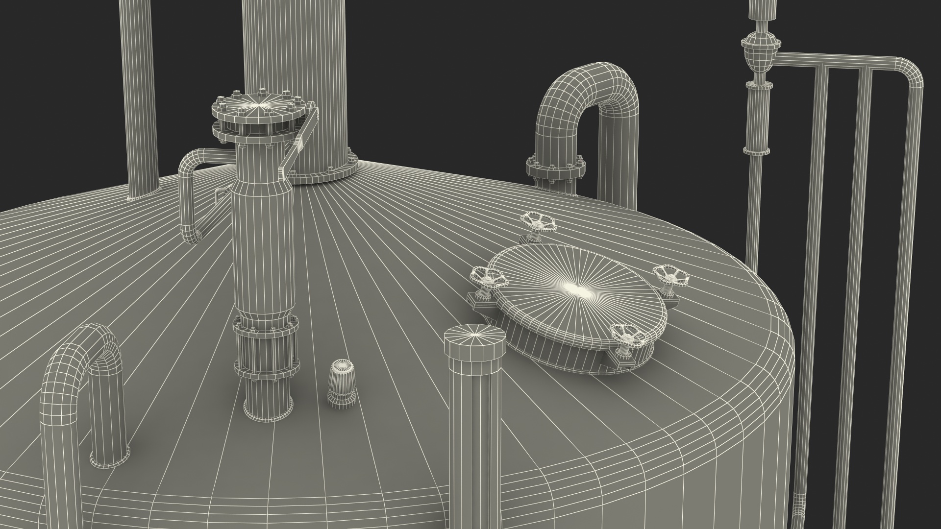 Whisky Distillation Equipment 3D model