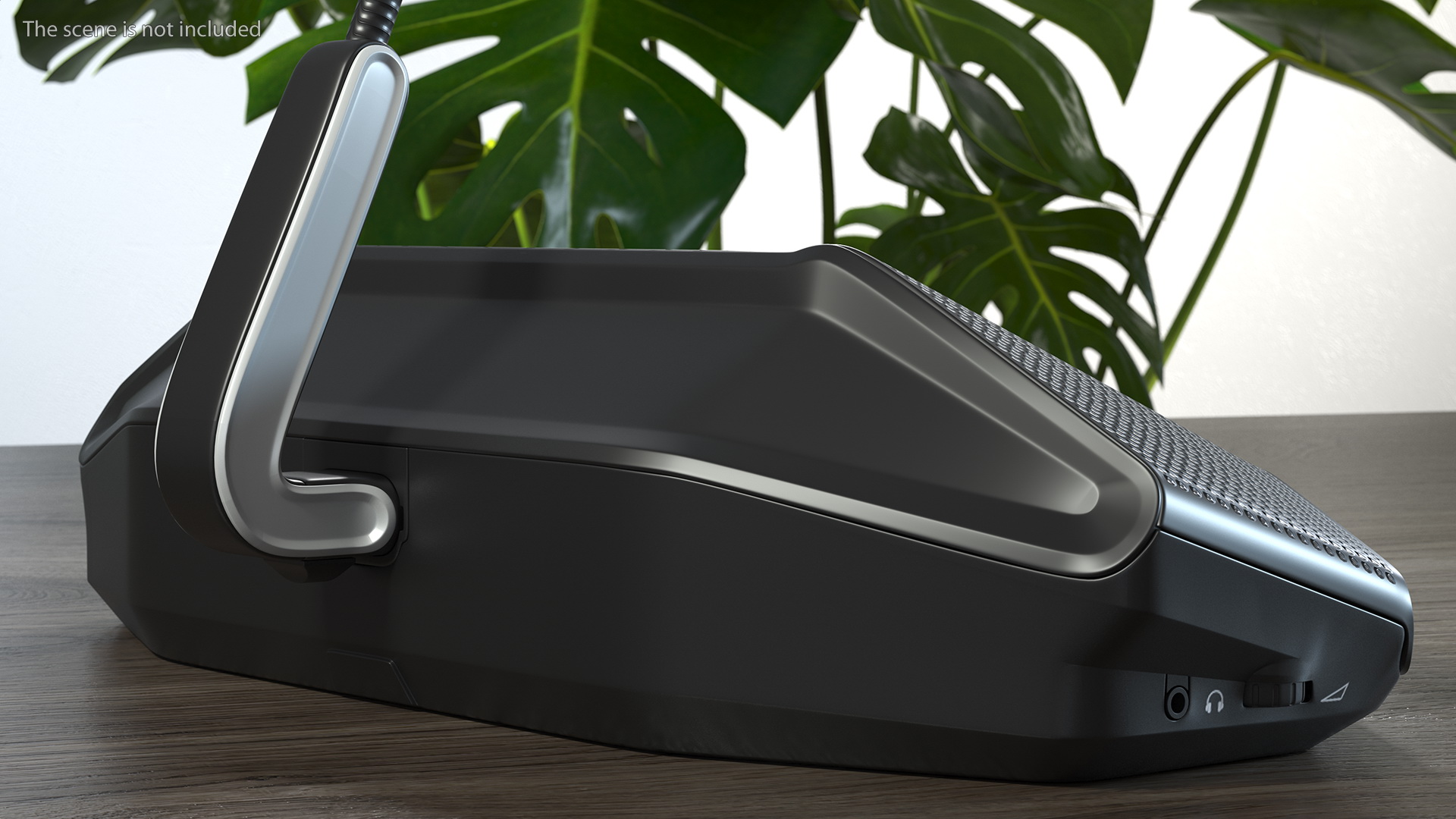 3D Wireless Discussion Device with Touchscreen and Stem Mic
