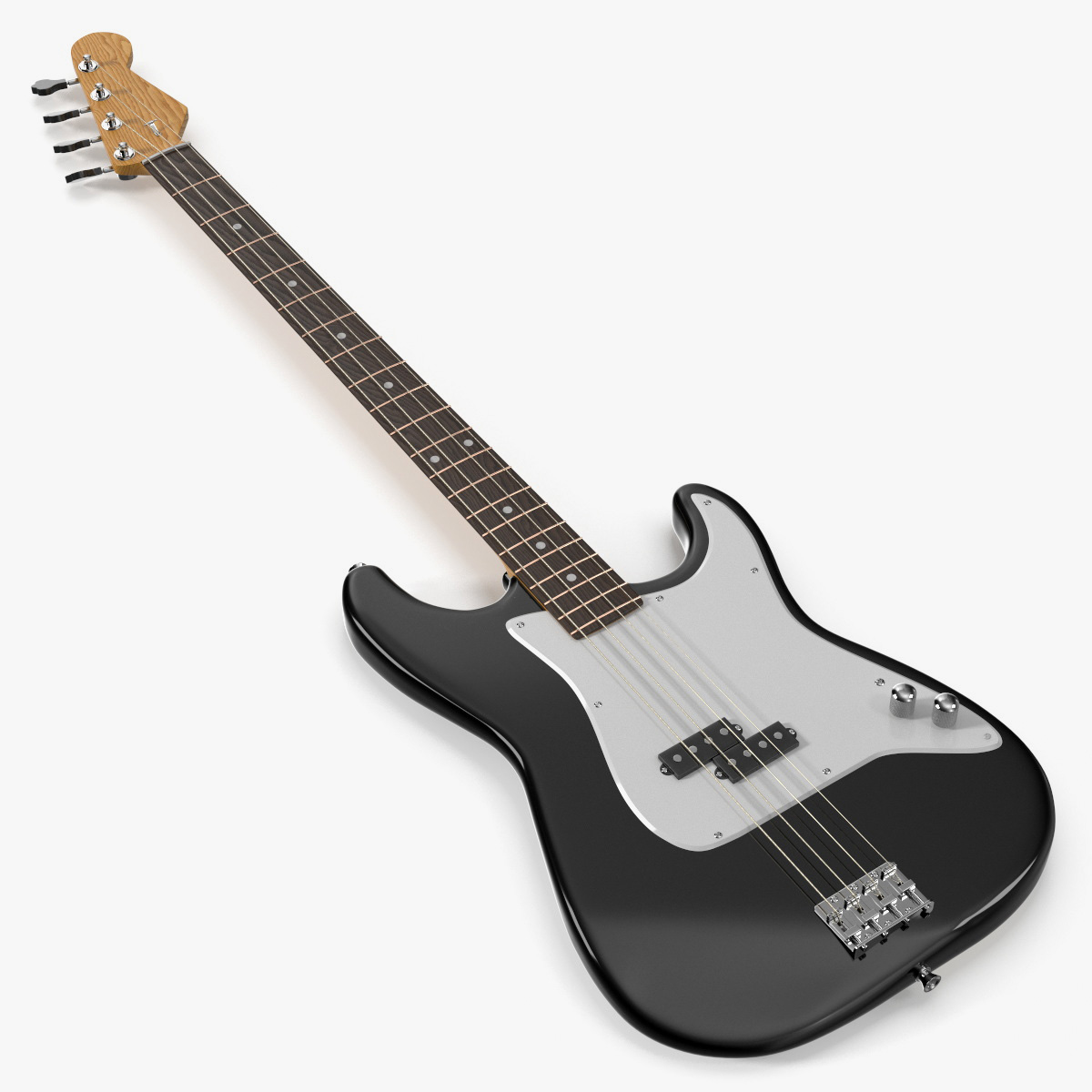 Bass Guitar 3D model preview