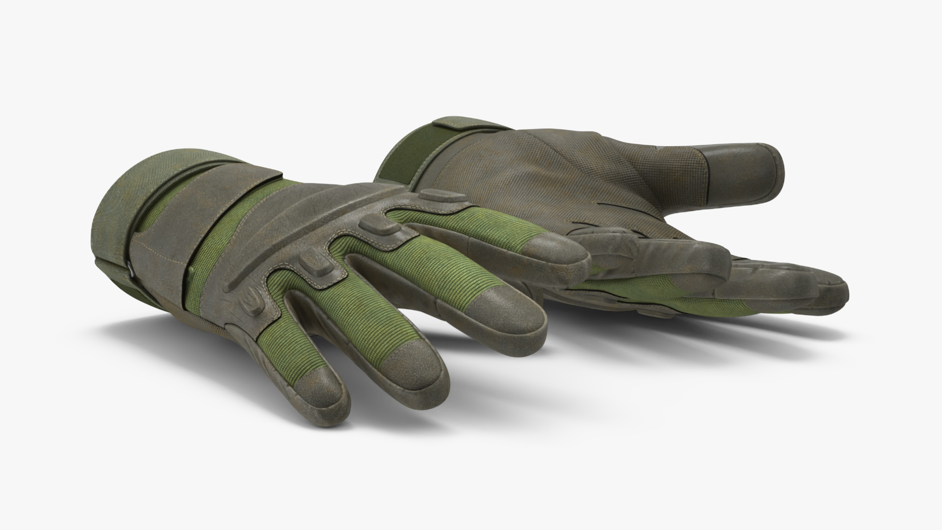 Tactical Military Gloves 3D model