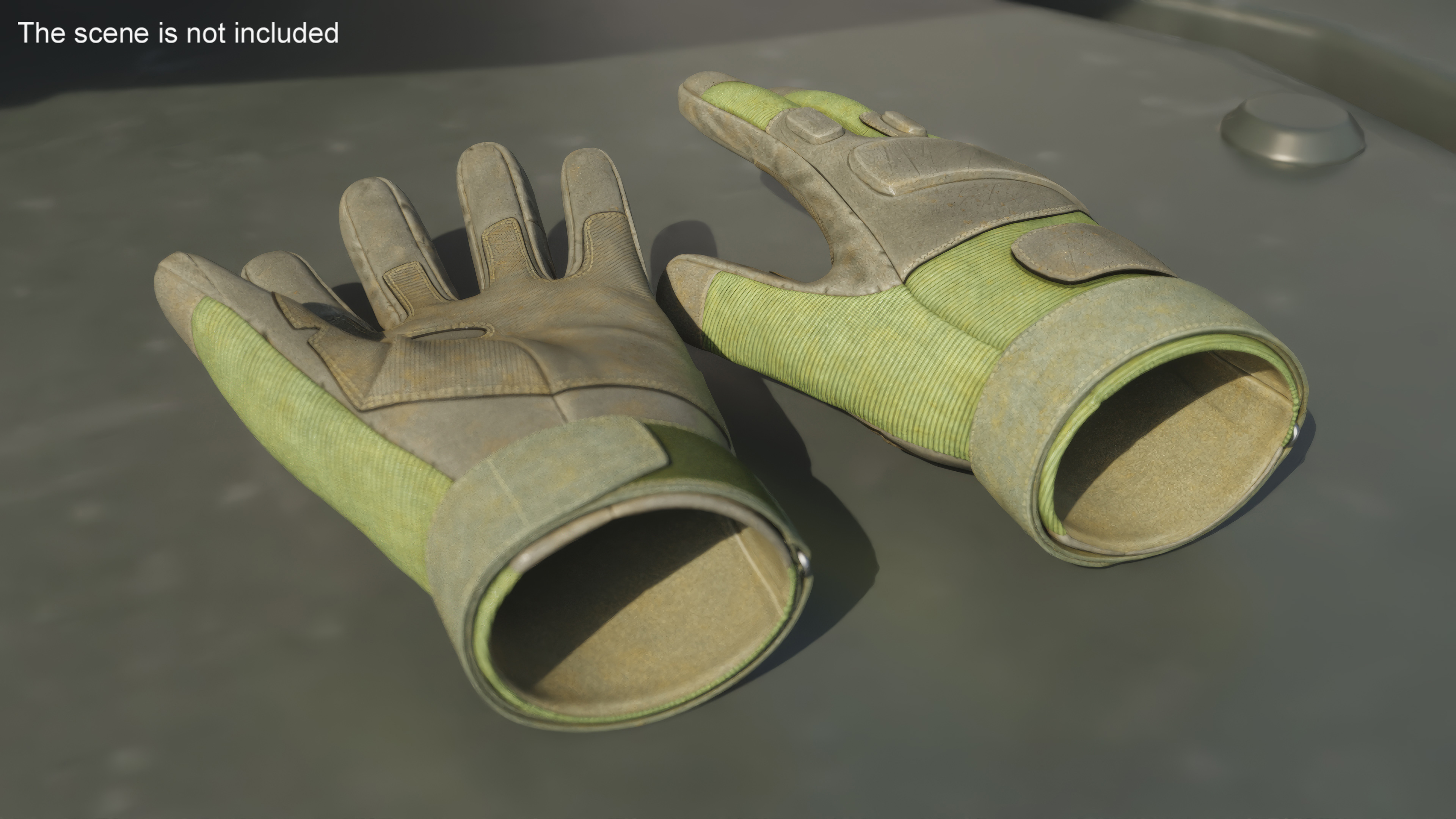 Tactical Military Gloves 3D model