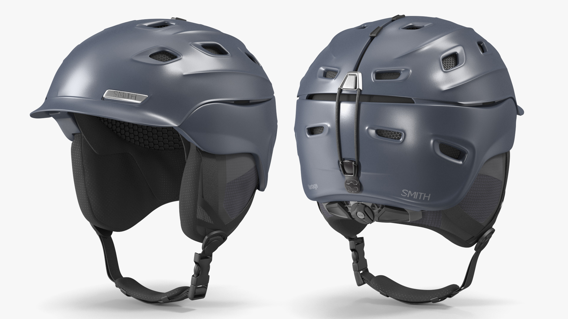 3D model Smith Vantage Snow Helmet Grey