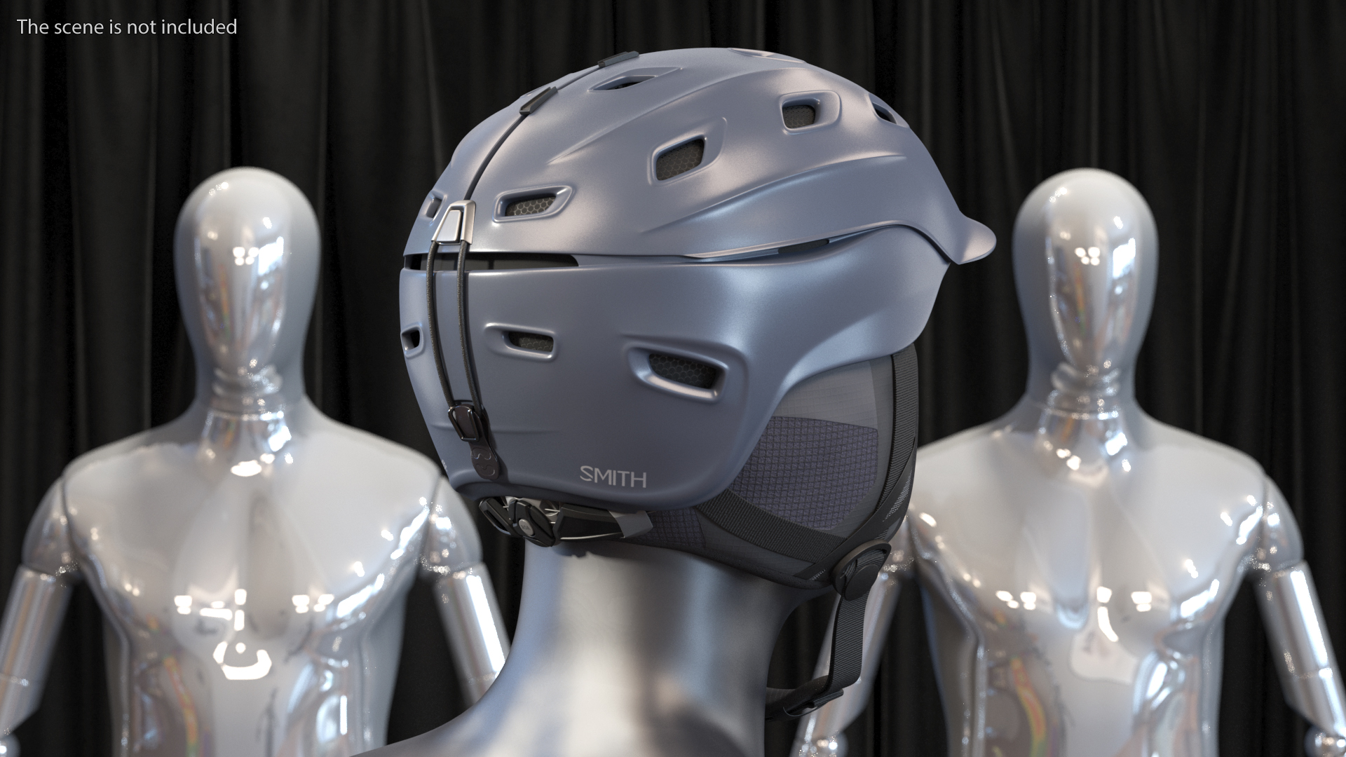 3D model Smith Vantage Snow Helmet Grey