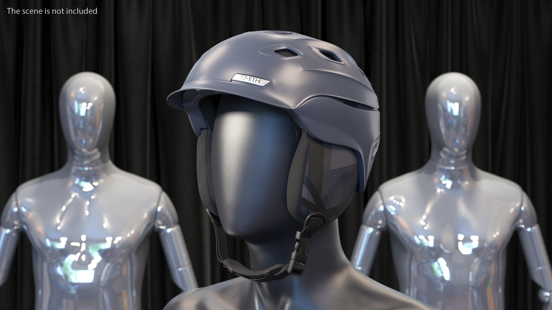 3D model Smith Vantage Snow Helmet Grey