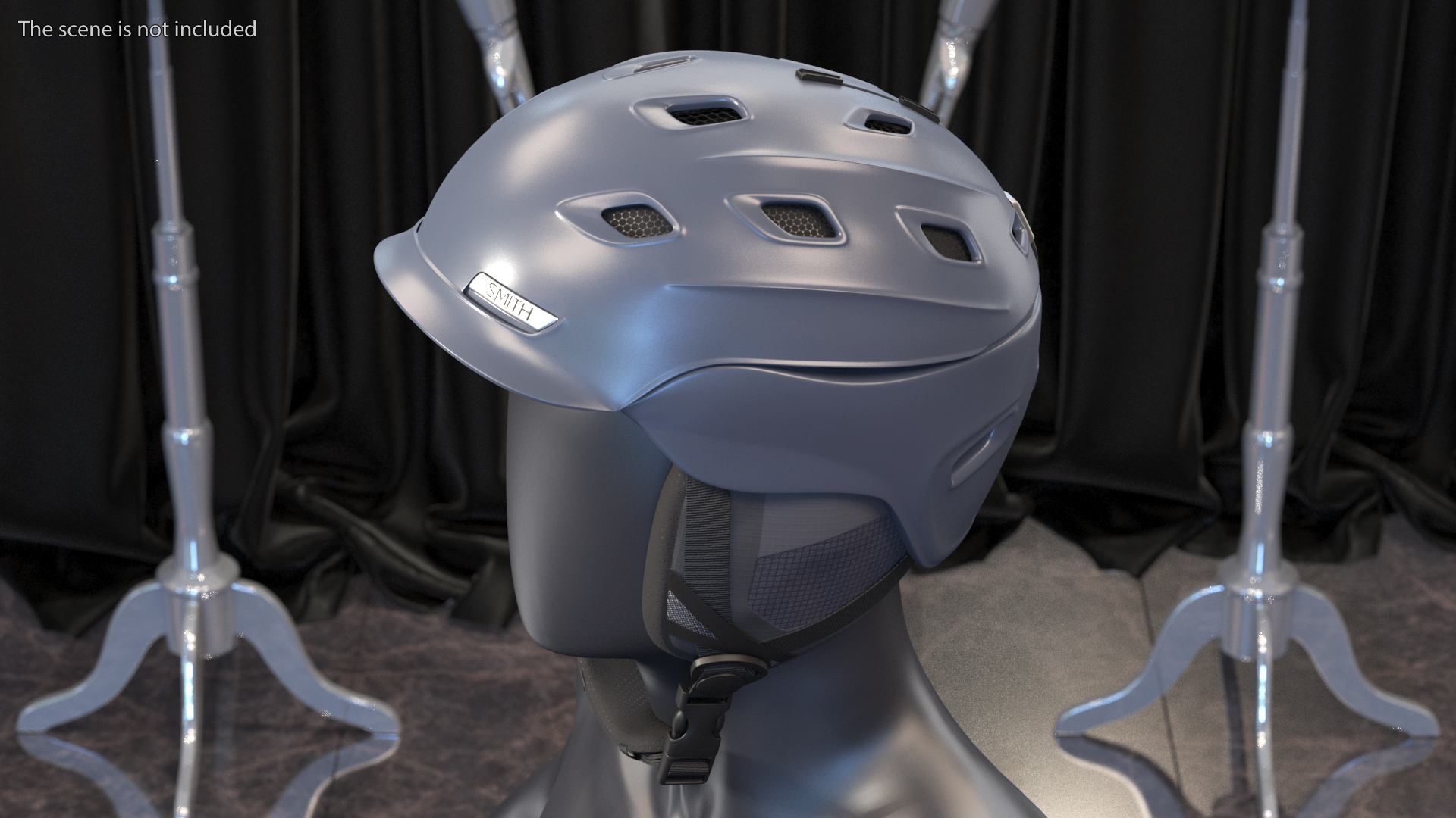 3D model Smith Vantage Snow Helmet Grey