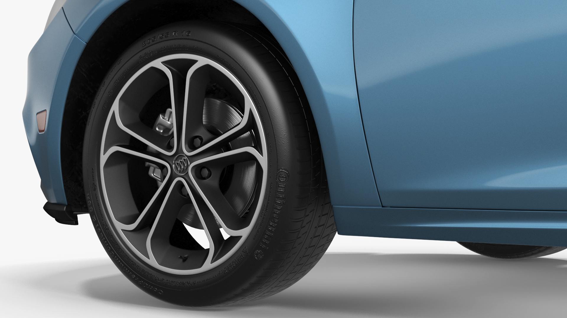 3D Buick Cascada Cabriolet Convertible Blue Color