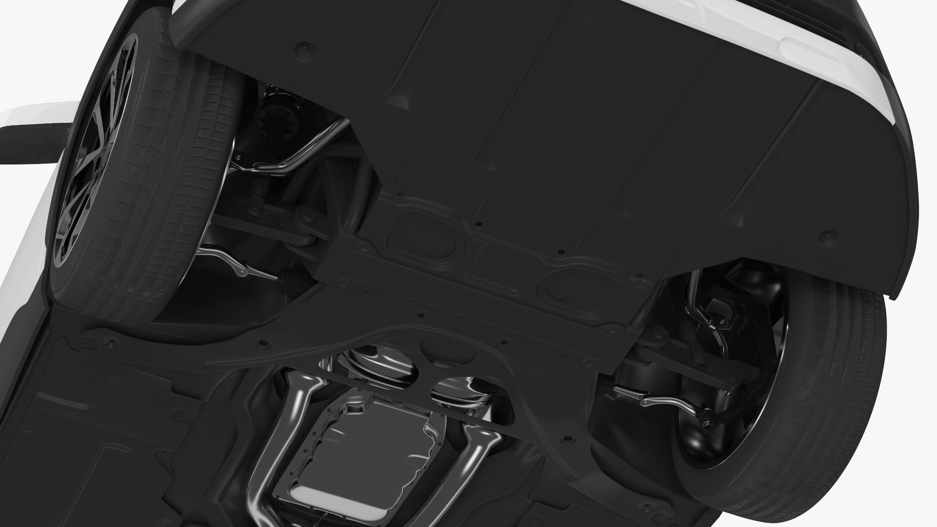 Vehicle Crossover Generic White Color 3D