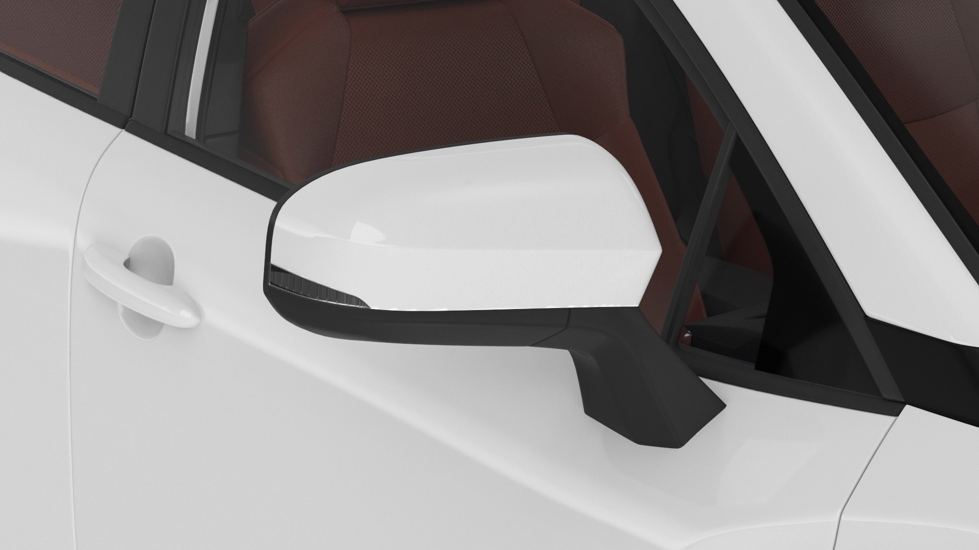 Vehicle Crossover Generic White Color 3D