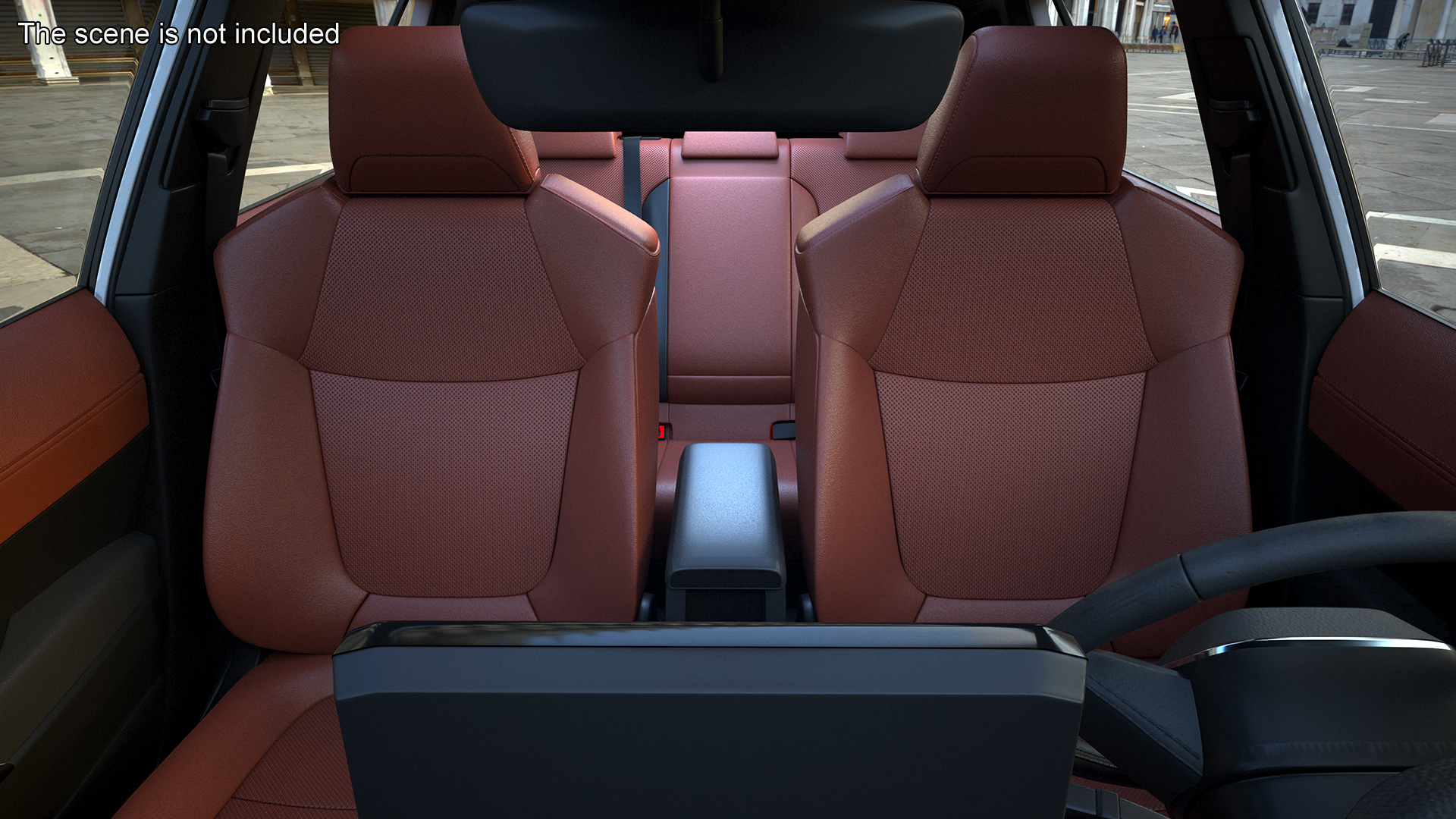 Vehicle Crossover Generic White Color 3D