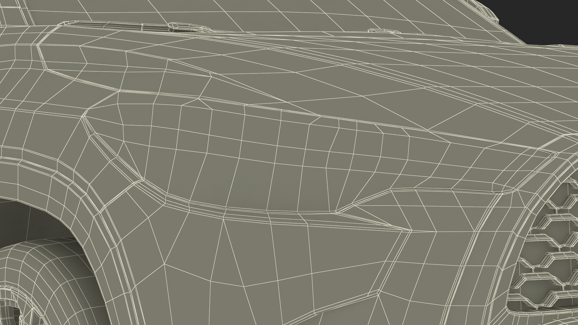 Vehicle Crossover Generic White Color 3D