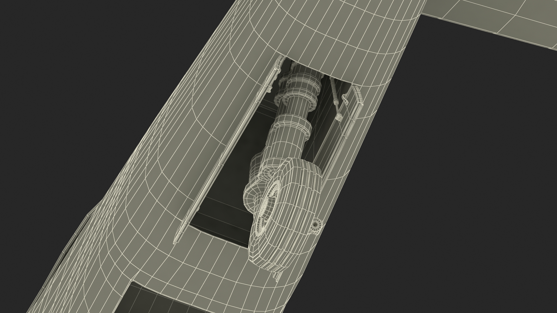 3D model North American P-51 Rigged for Cinema 4D