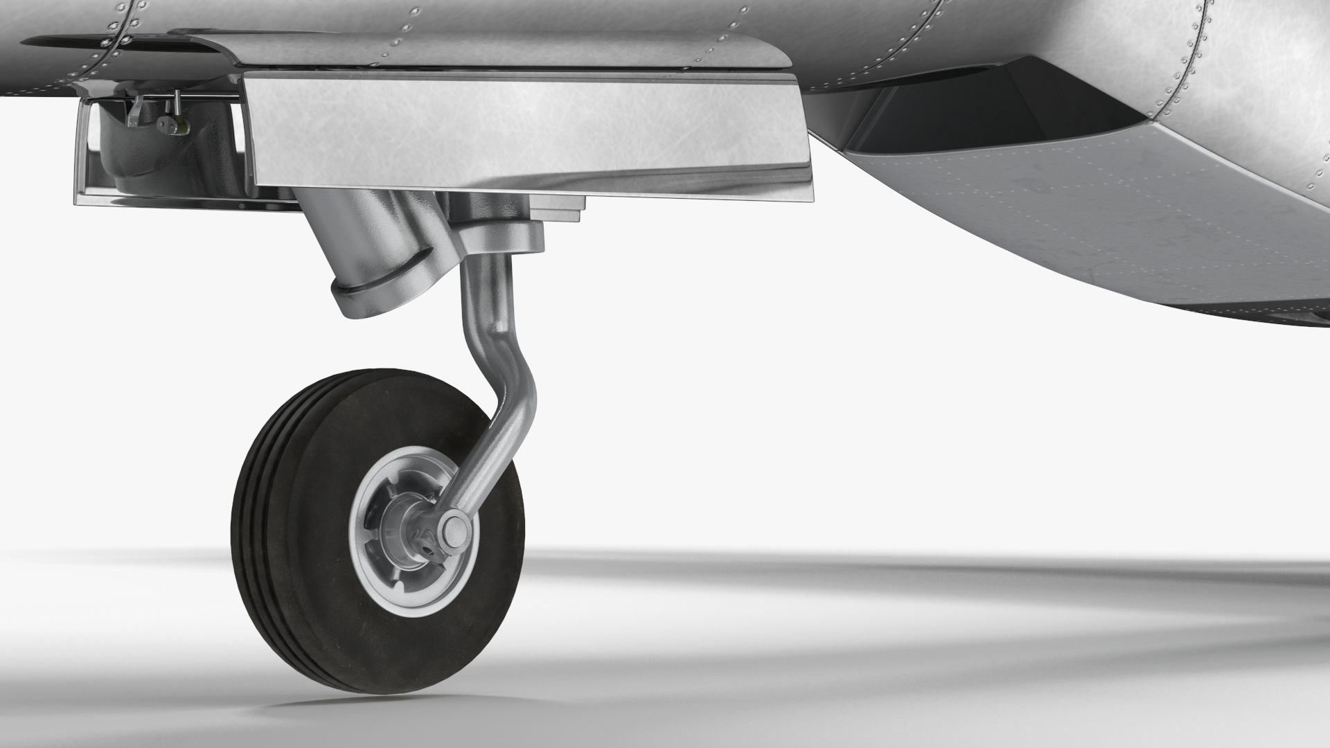 3D model North American P-51 Rigged for Cinema 4D