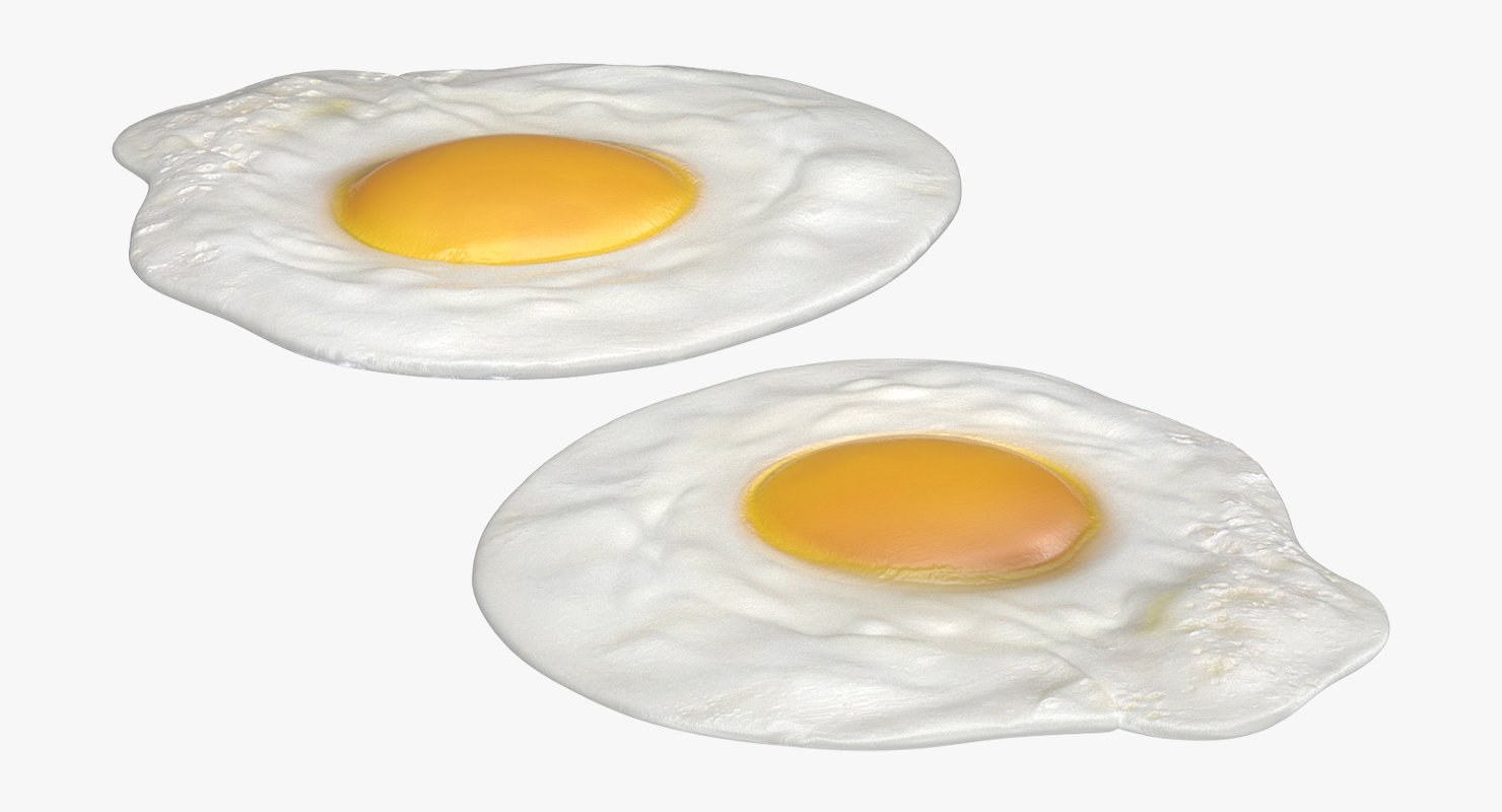 Fried Egg 3D model