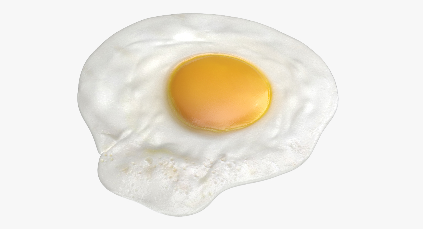Fried Egg 3D model