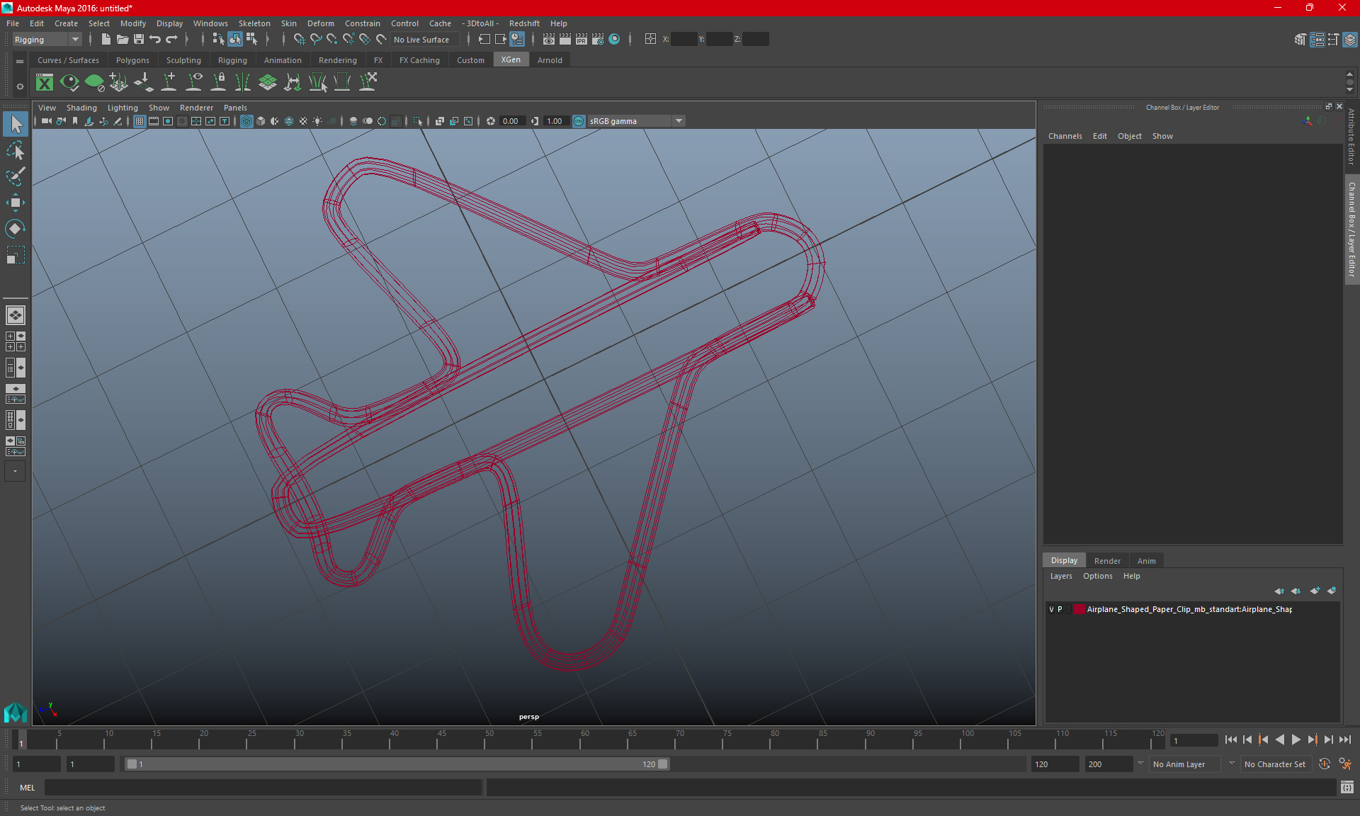 3D Airplane Shaped Paper Clip