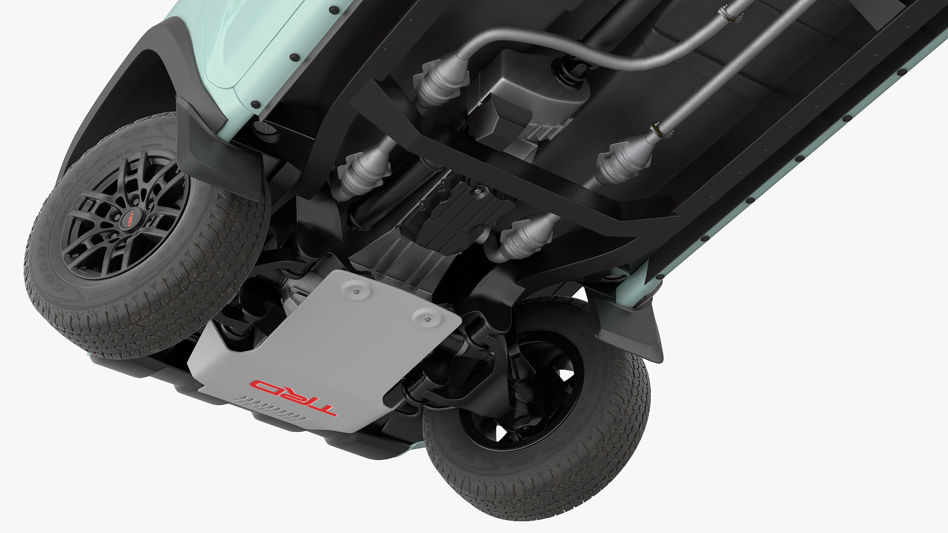 Toyota Tacoma TRD Pro Lunar Rock 2021 Rigged 3D model