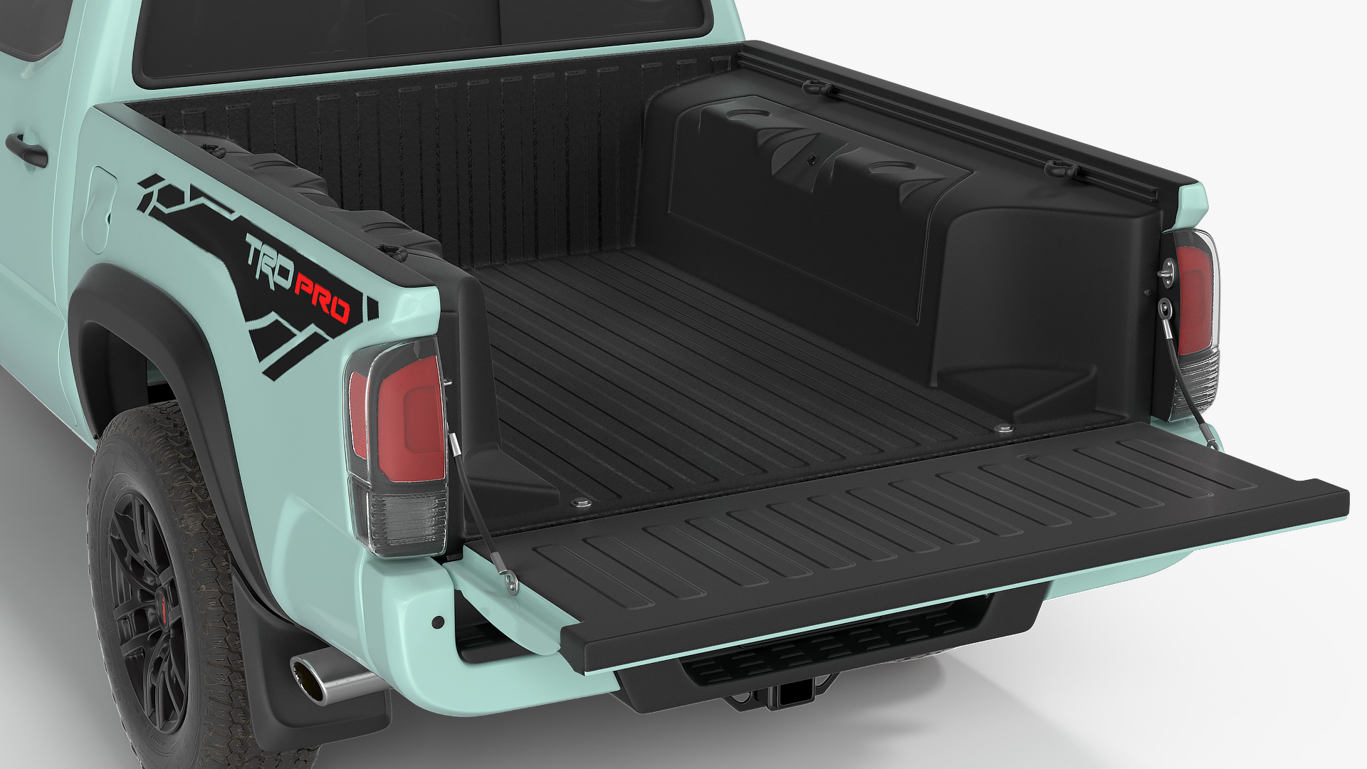 Toyota Tacoma TRD Pro Lunar Rock 2021 Rigged 3D model