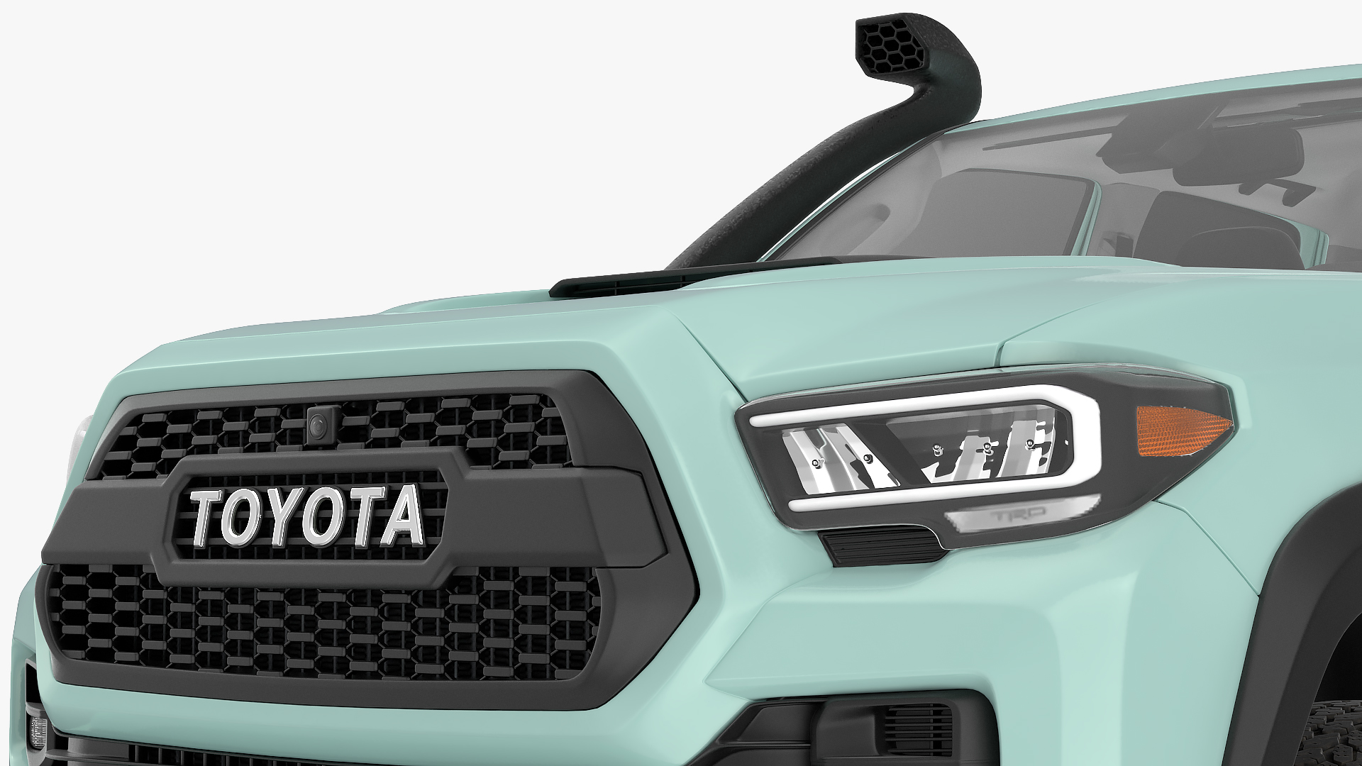 Toyota Tacoma TRD Pro Lunar Rock 2021 Rigged 3D model