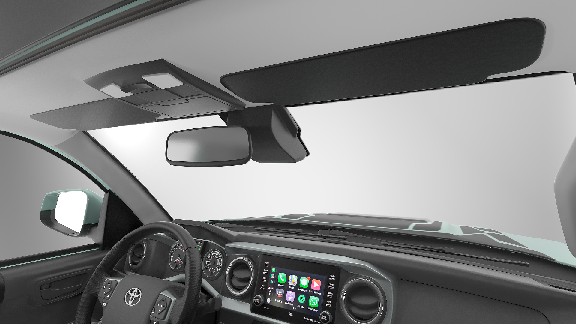 Toyota Tacoma TRD Pro Lunar Rock 2021 Rigged 3D model