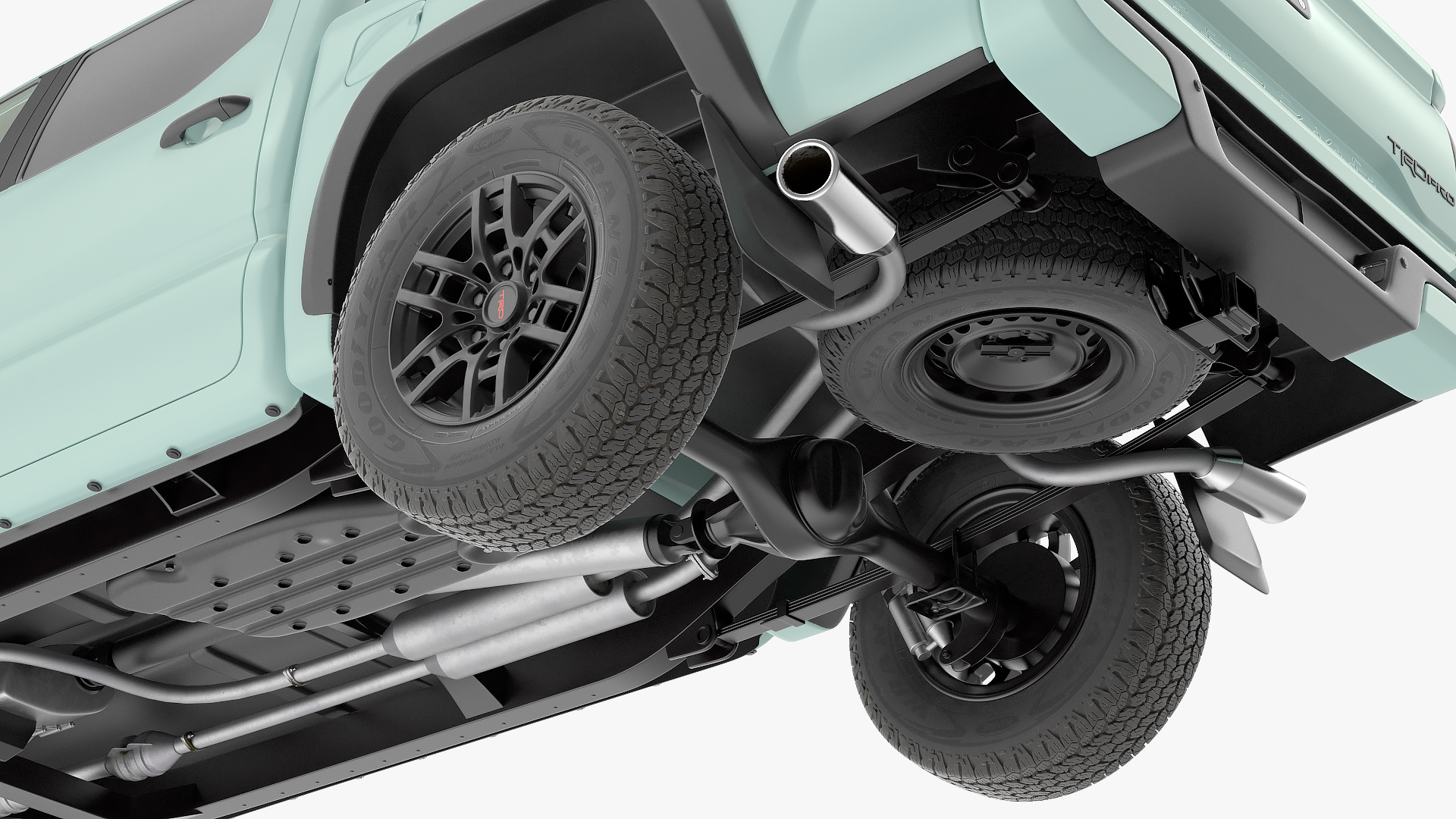 Toyota Tacoma TRD Pro Lunar Rock 2021 Rigged 3D model