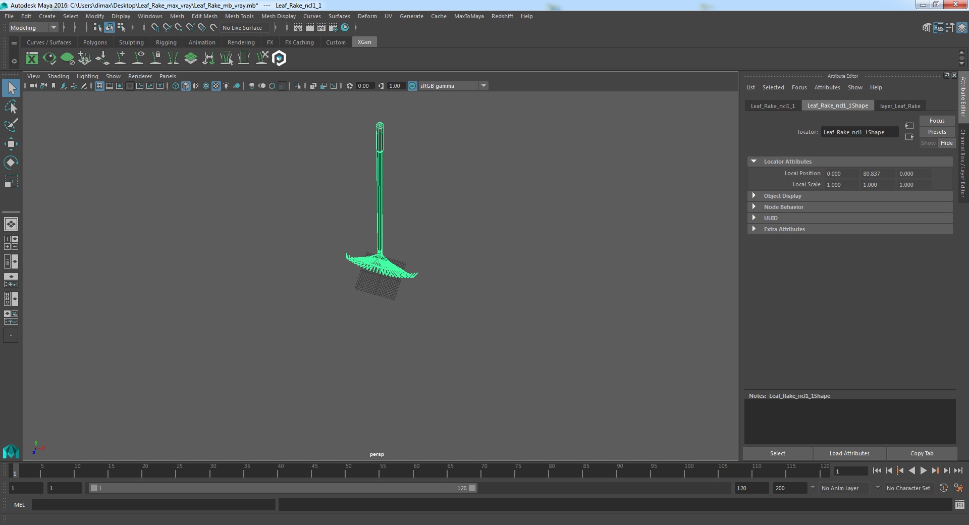 Leaf Rake 3D model