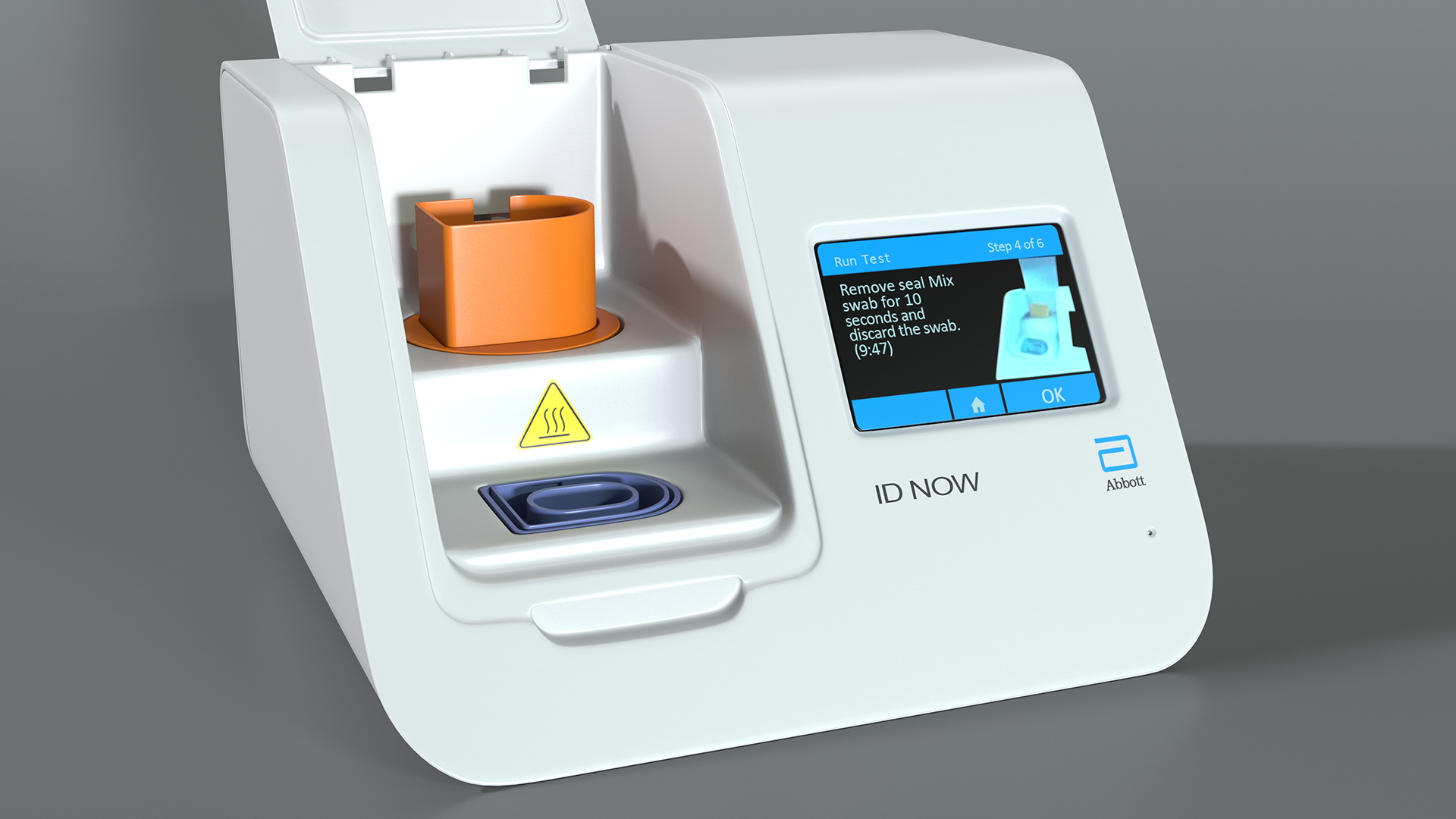 Abbott ID NOW Machine Conduct COVID19 Sample Test 3D model