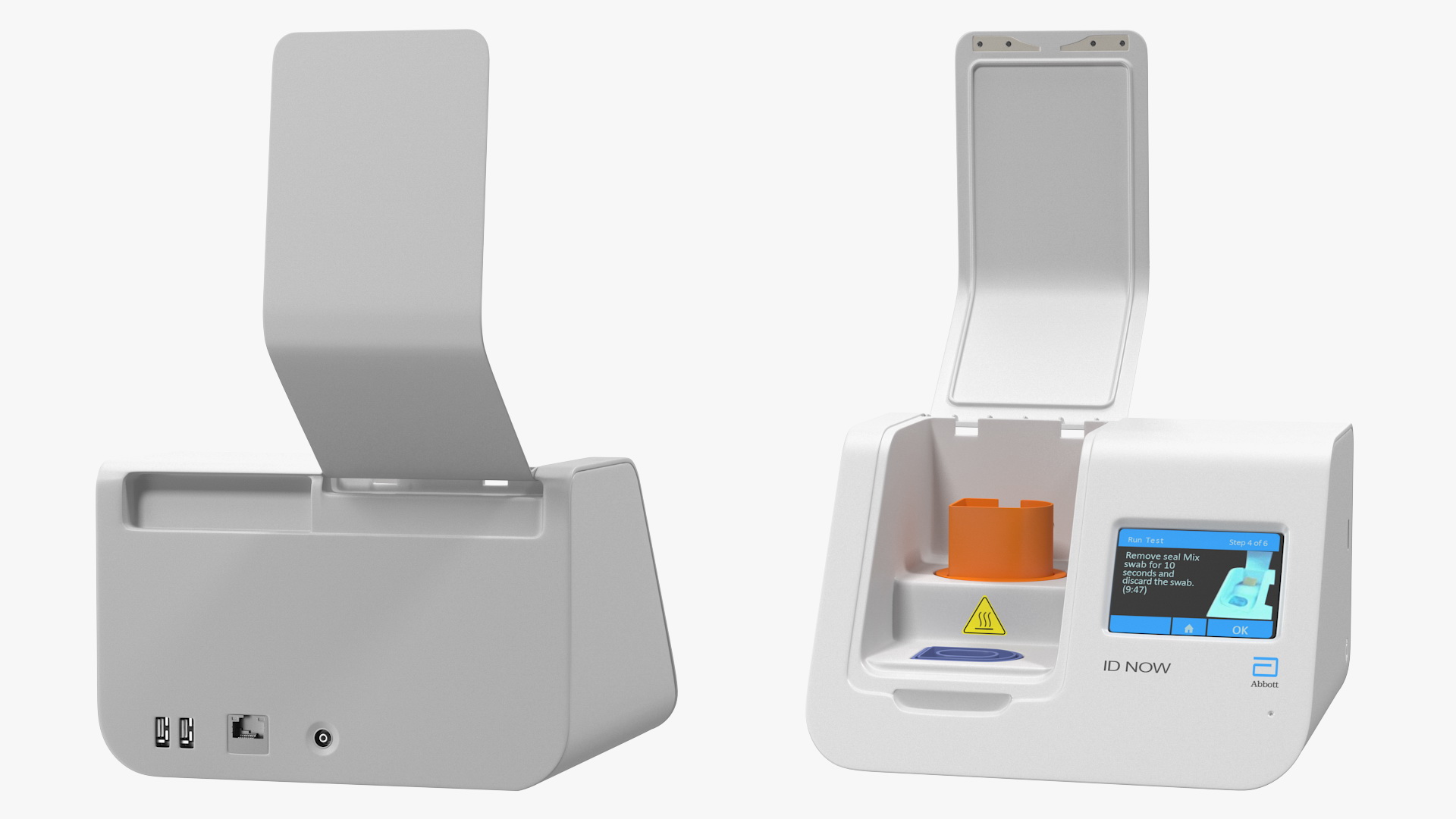 Abbott ID NOW Machine Conduct COVID19 Sample Test 3D model