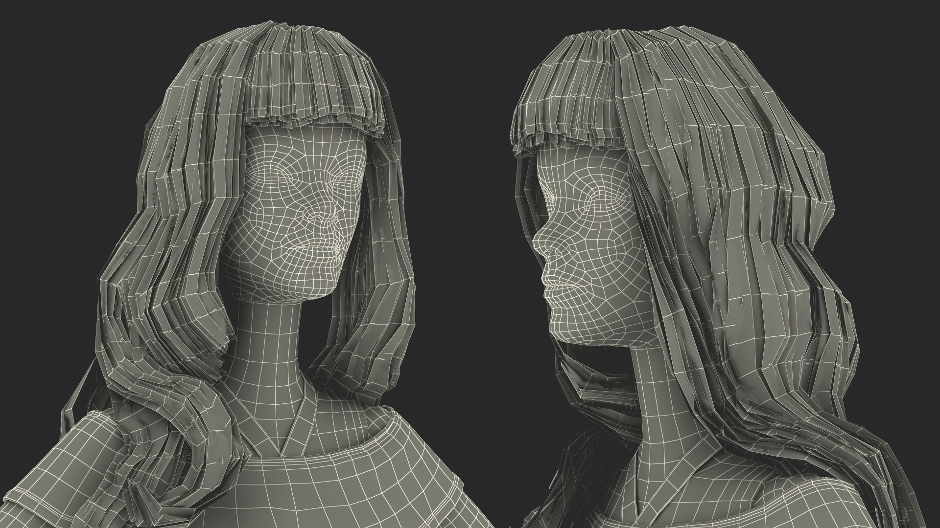 Barbie Doll Jeans Style Rigged for Maya 3D model