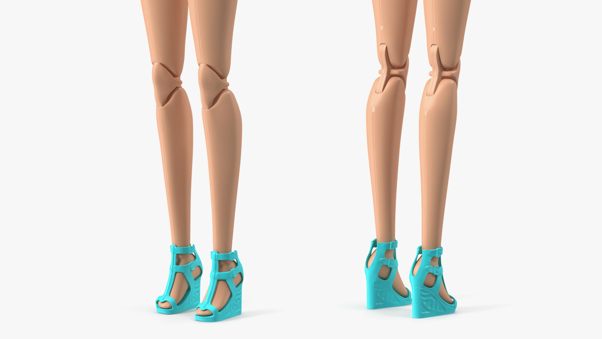 Barbie Doll Jeans Style Rigged for Maya 3D model