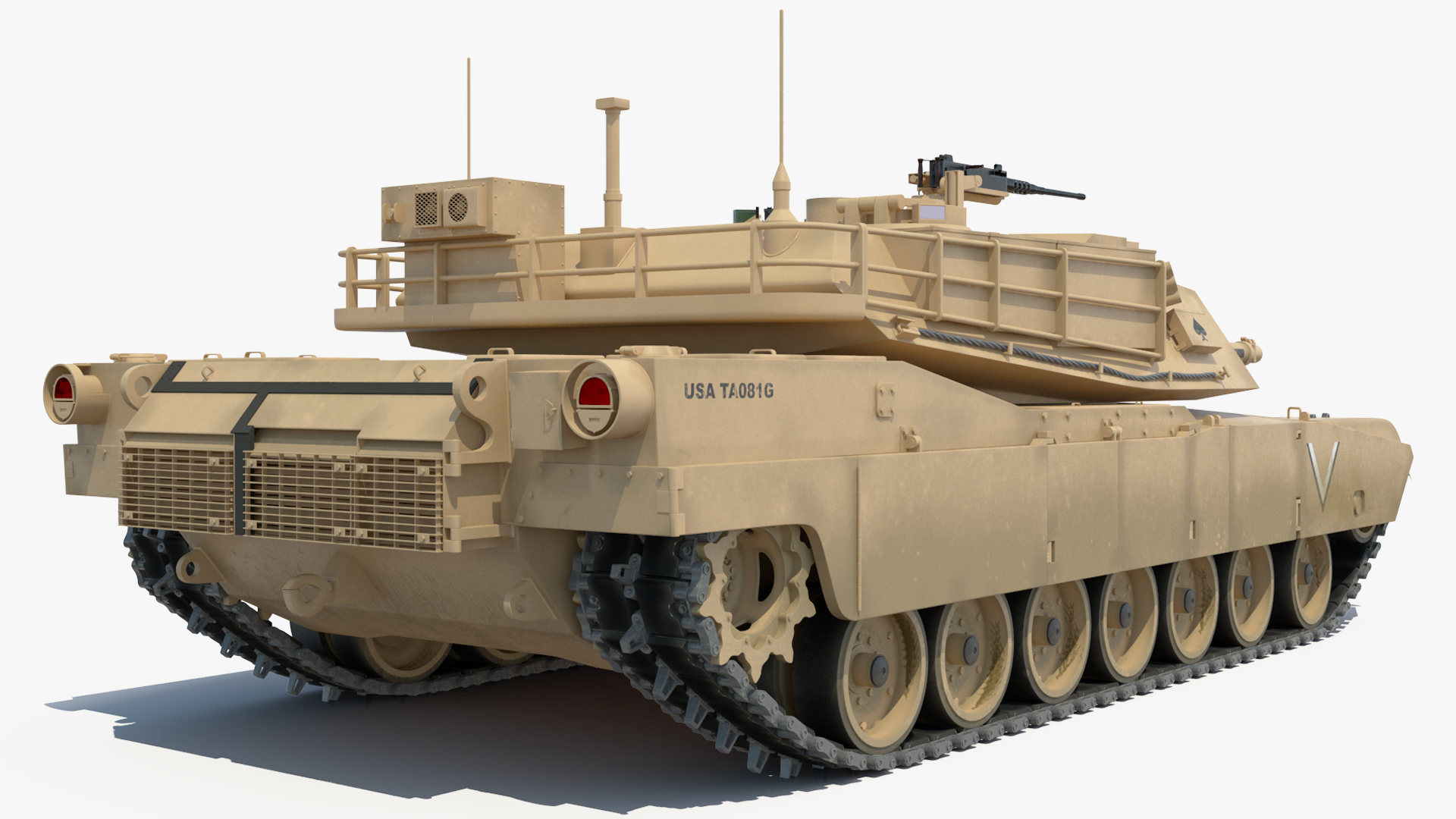 3D model C 17 Globemaster III Tactical Transport Aircraft with M1A2 Abrams Tank