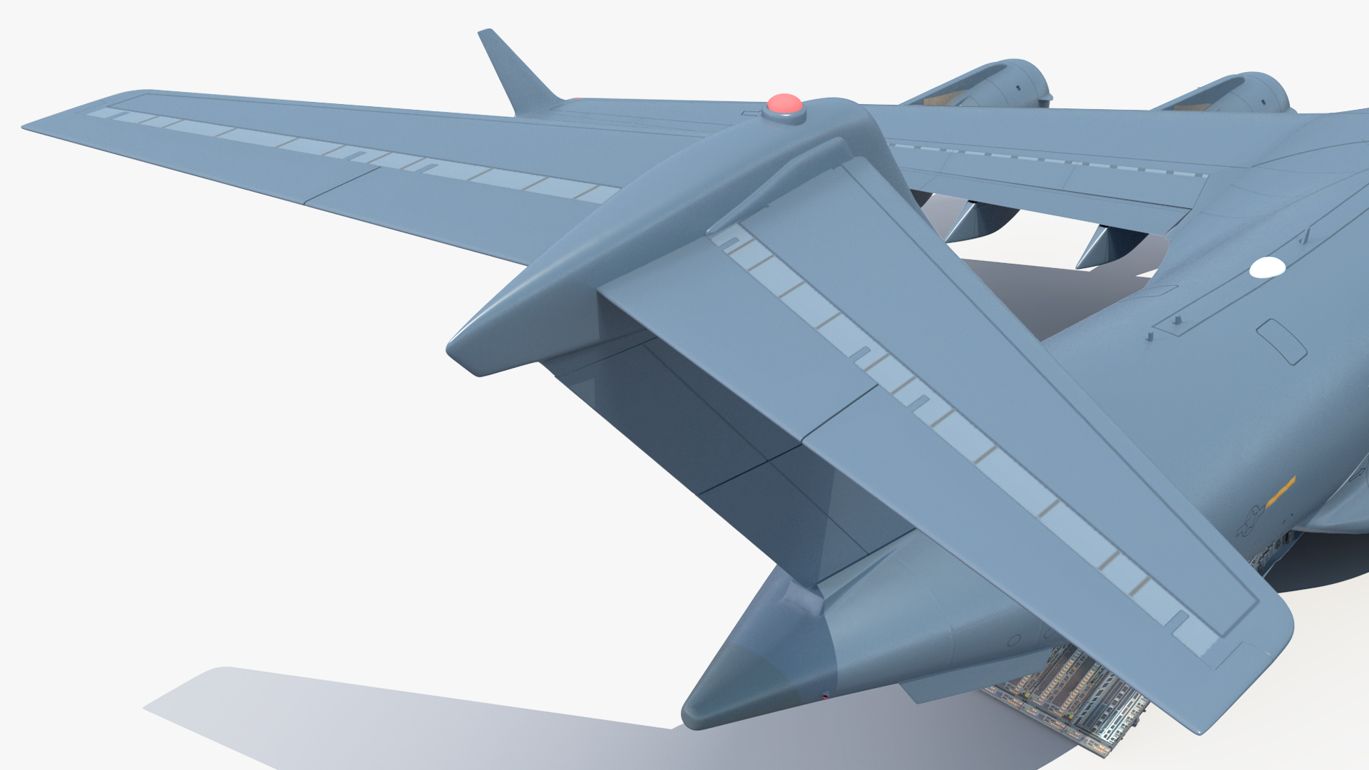 3D model C 17 Globemaster III Tactical Transport Aircraft with M1A2 Abrams Tank