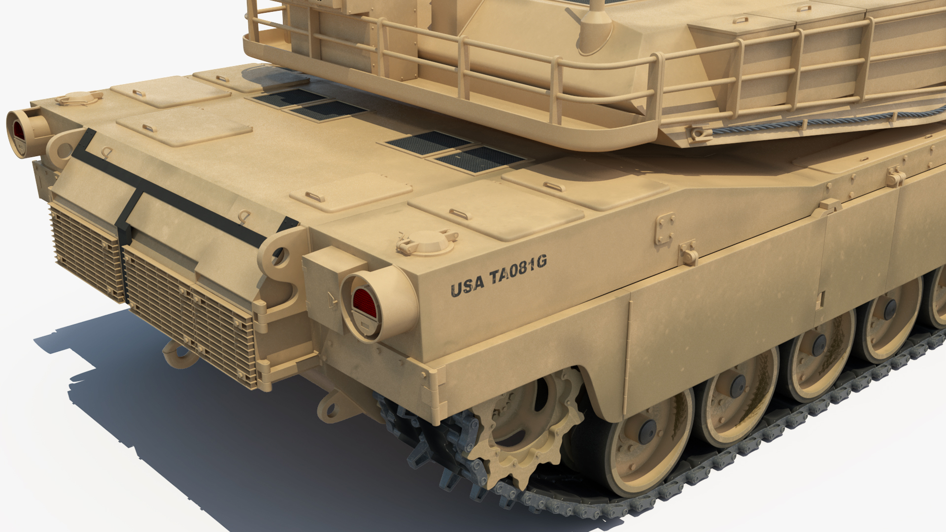 3D model C 17 Globemaster III Tactical Transport Aircraft with M1A2 Abrams Tank