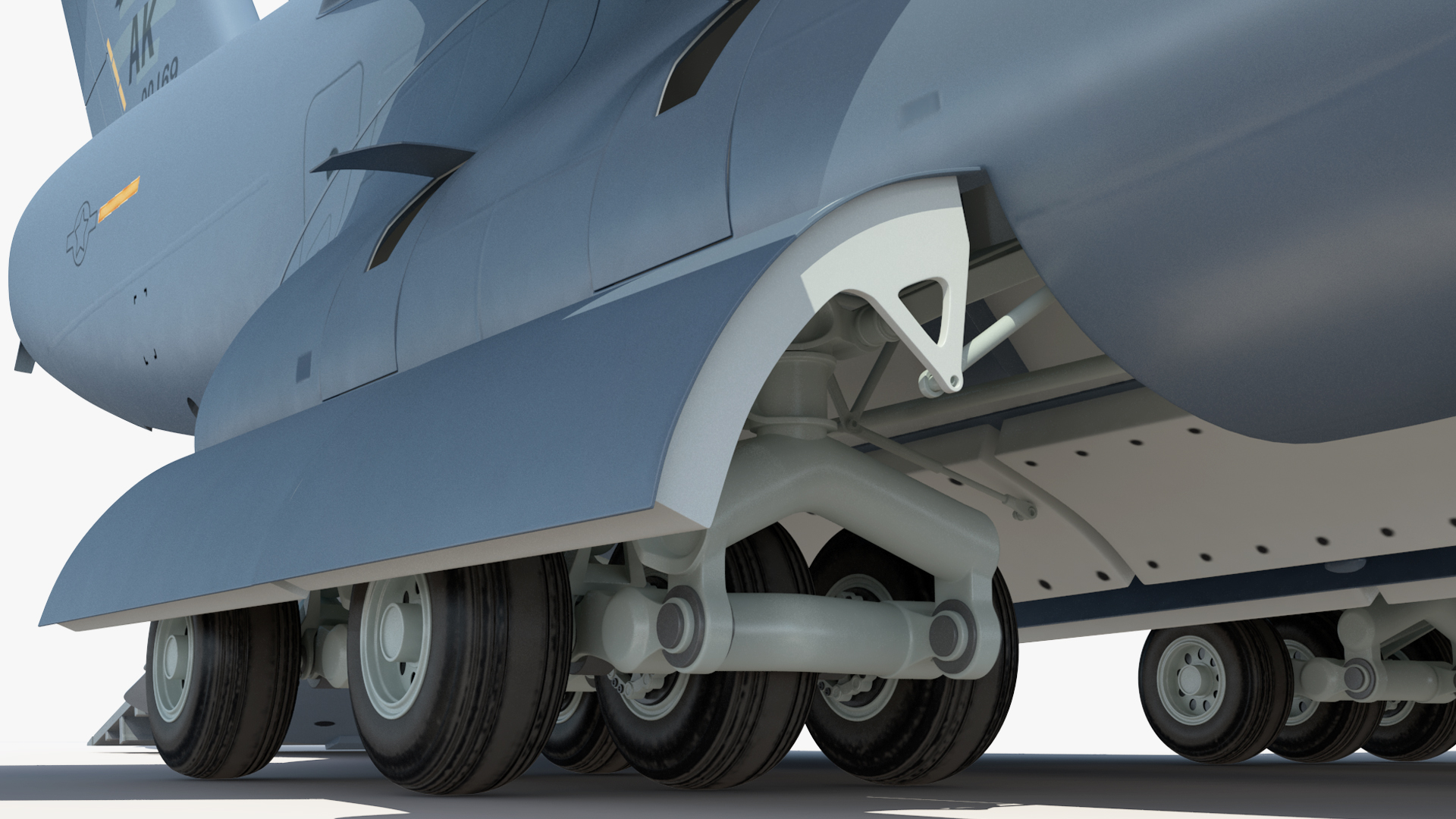 3D model C 17 Globemaster III Tactical Transport Aircraft with M1A2 Abrams Tank