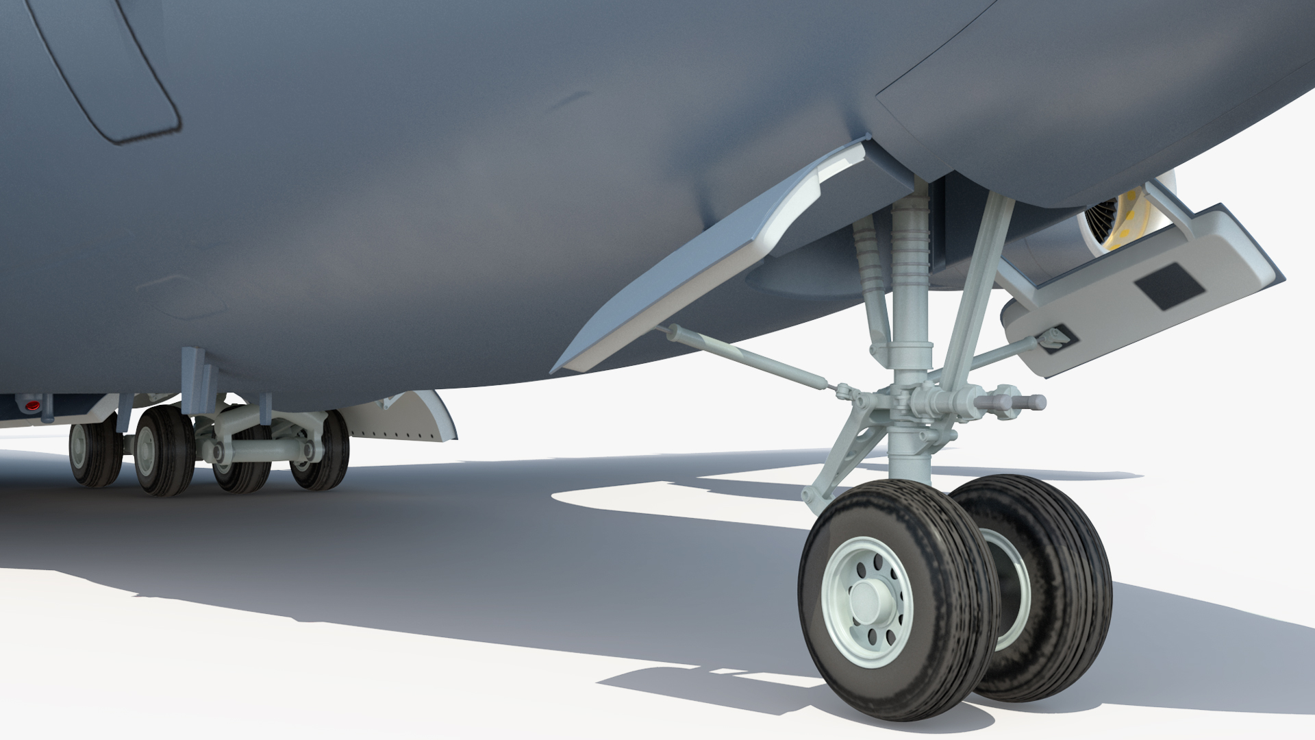 3D model C 17 Globemaster III Tactical Transport Aircraft with M1A2 Abrams Tank