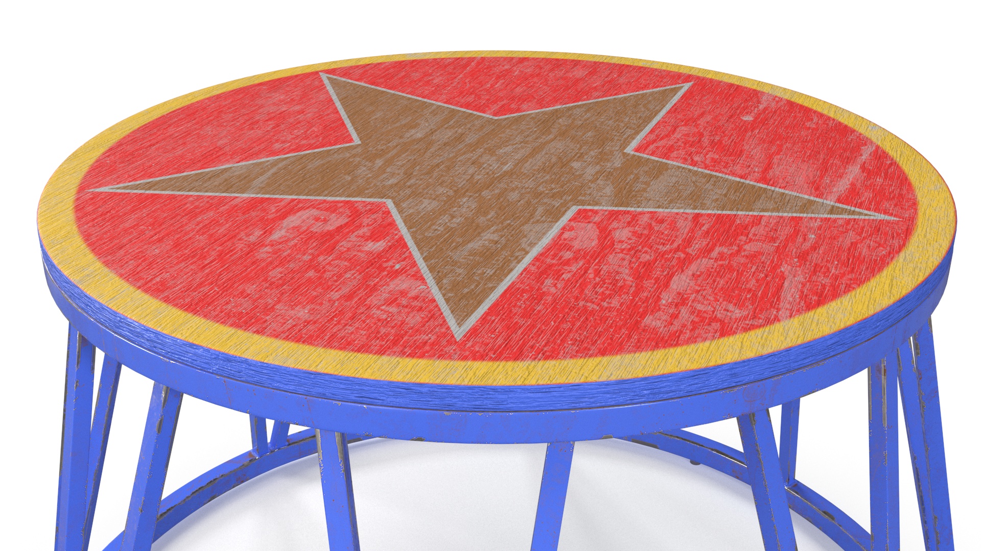 3D Vintage Circus Pedestal model