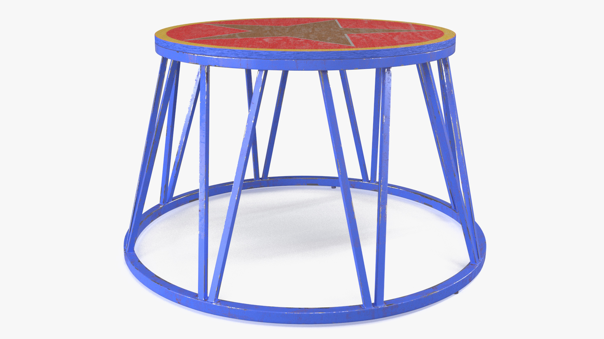 3D Vintage Circus Pedestal model