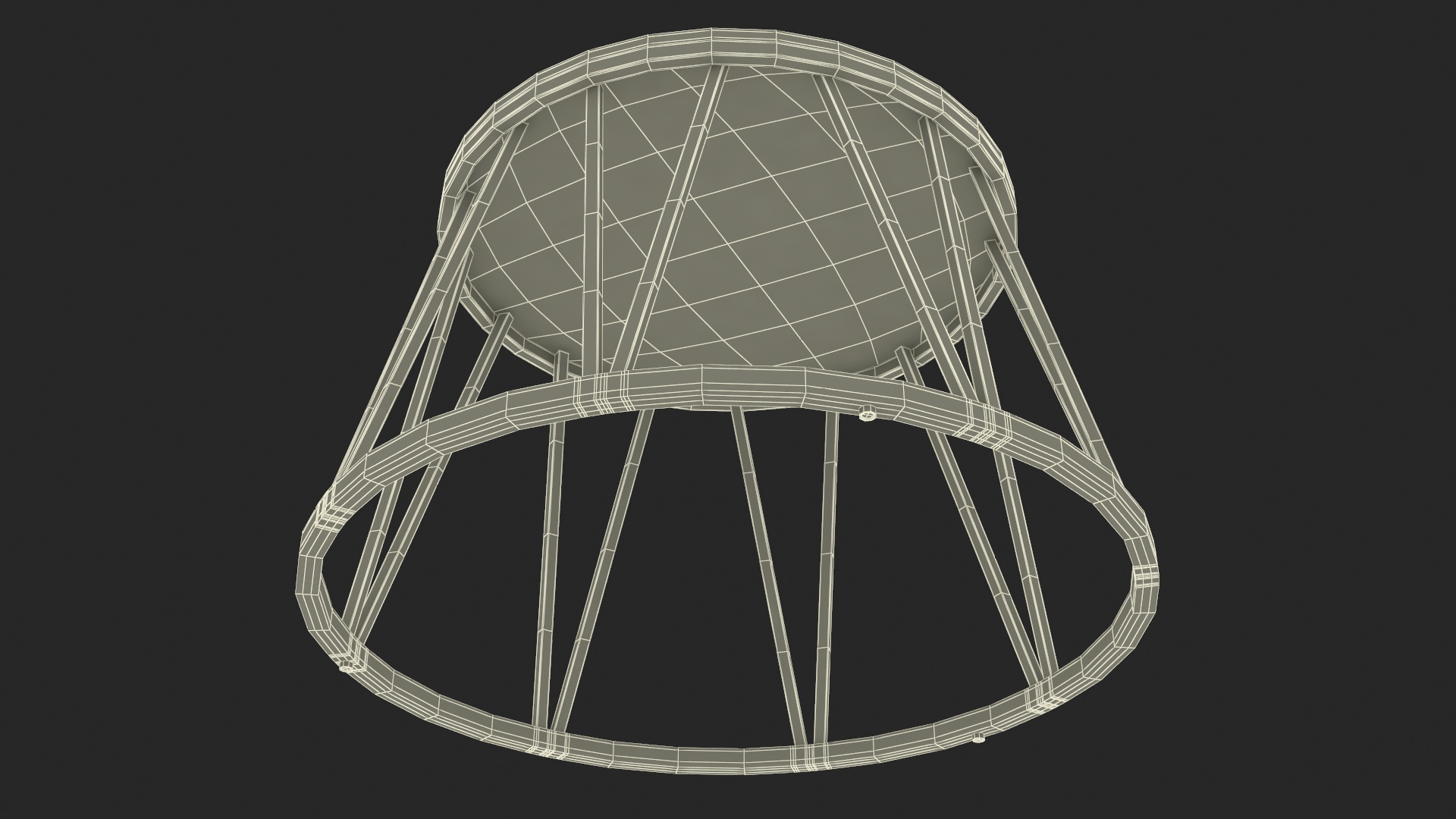 3D Vintage Circus Pedestal model