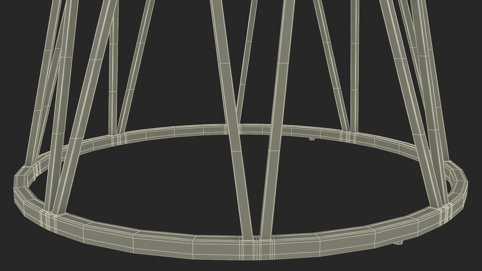 3D Vintage Circus Pedestal model
