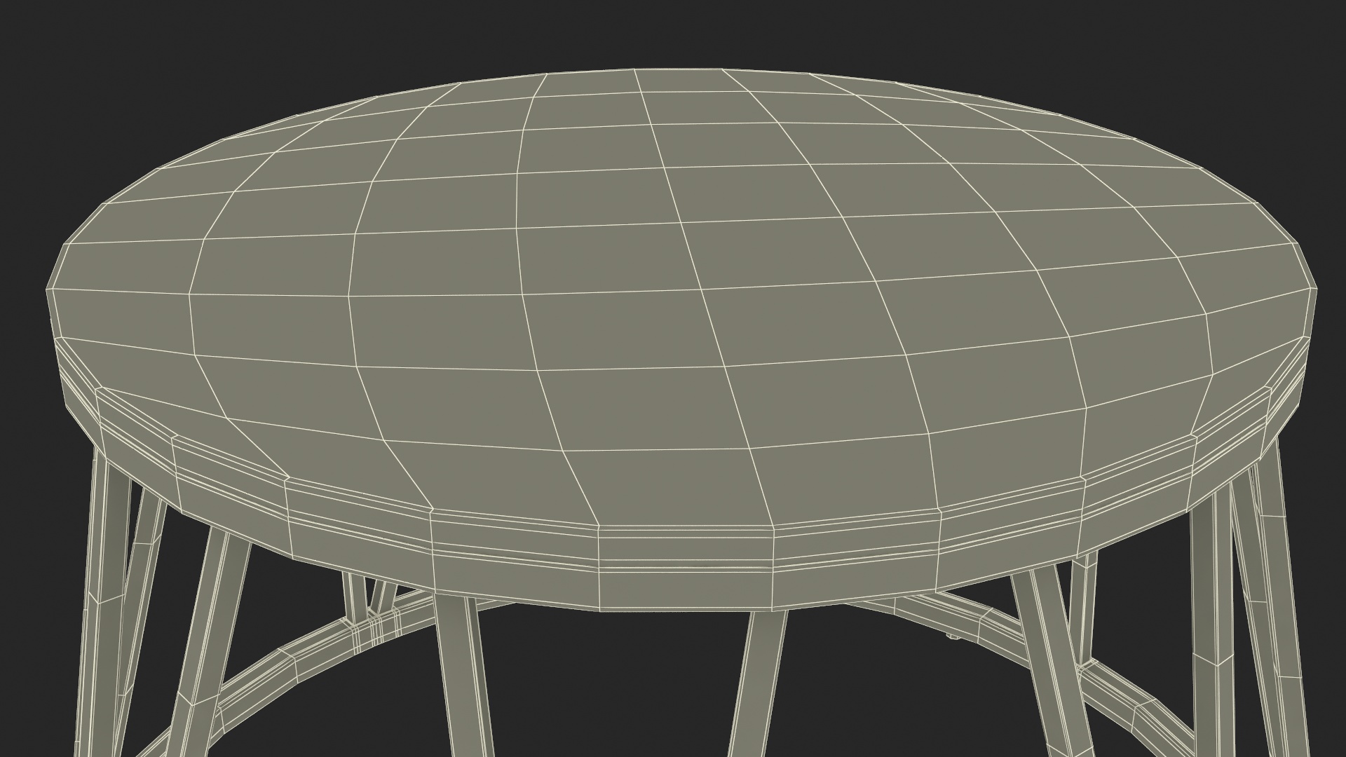 3D Vintage Circus Pedestal model