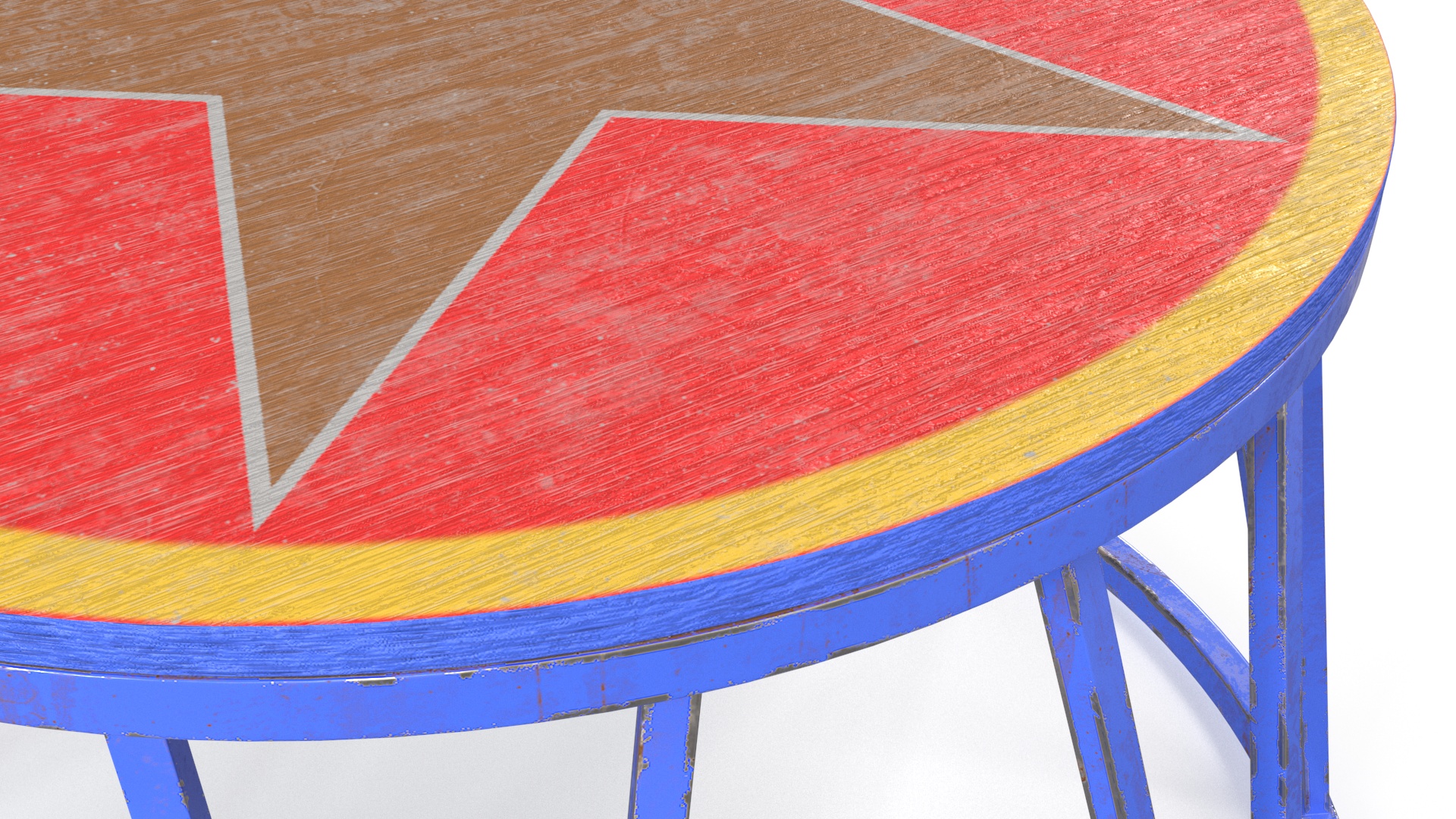 3D Vintage Circus Pedestal model