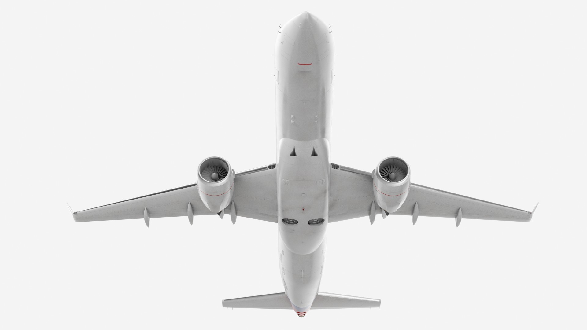 3D Mitsubishi SpaceJet M90 Retracted Landing Gear